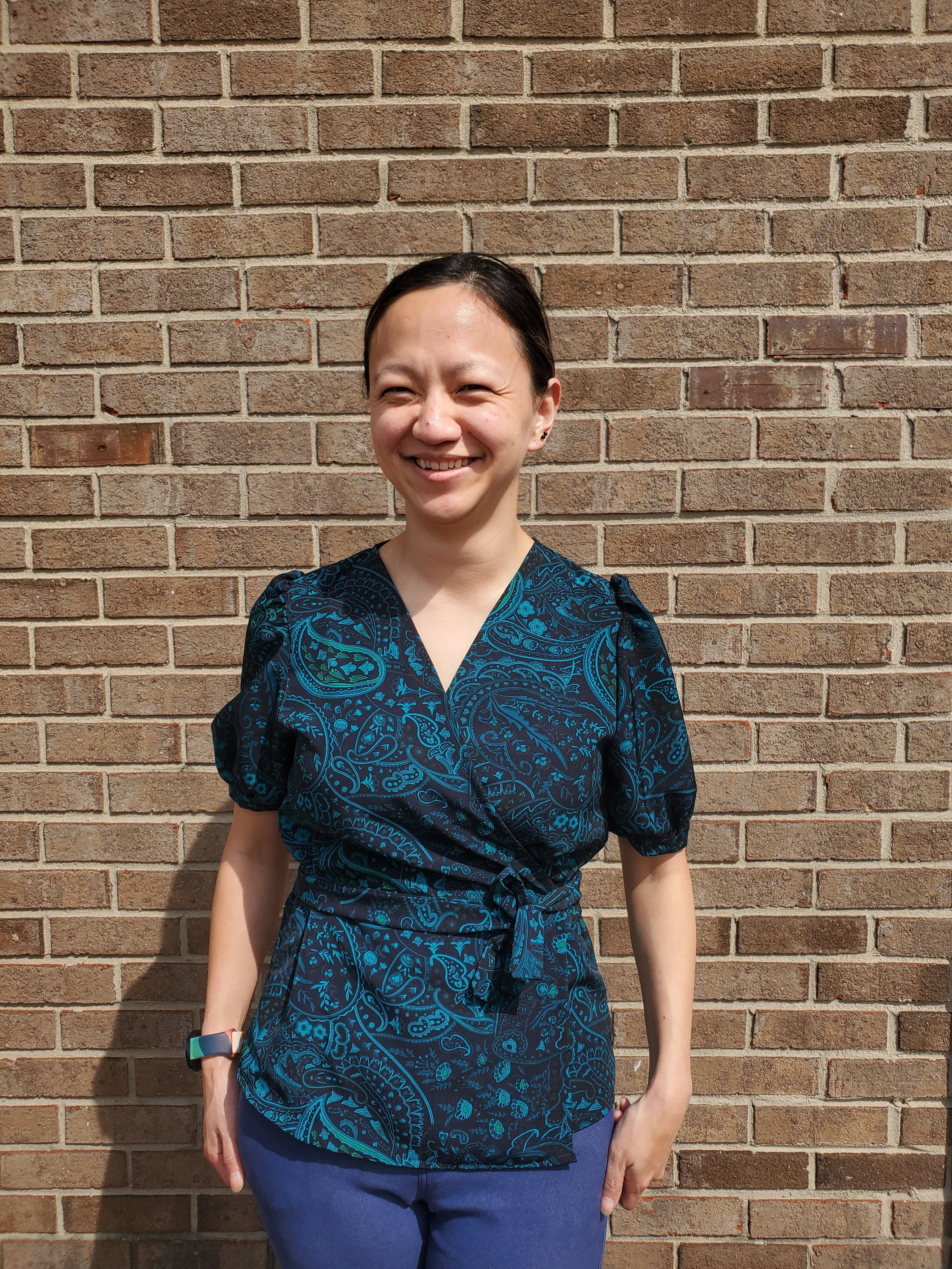 Leonie Woven Wrap Top and Dress Pattern