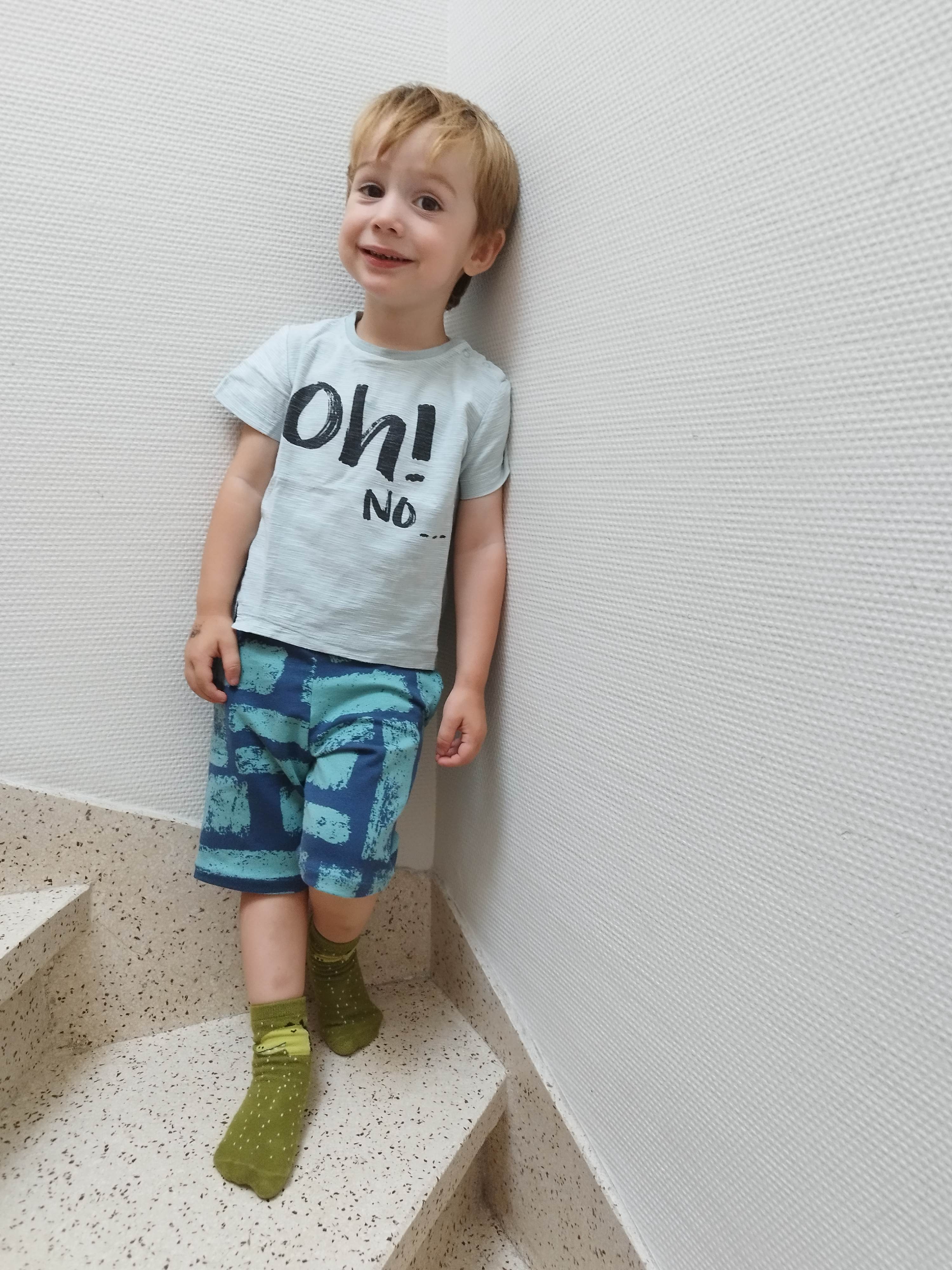 Kids & Teen Caleb Athletic Shorts Sewing Pattern