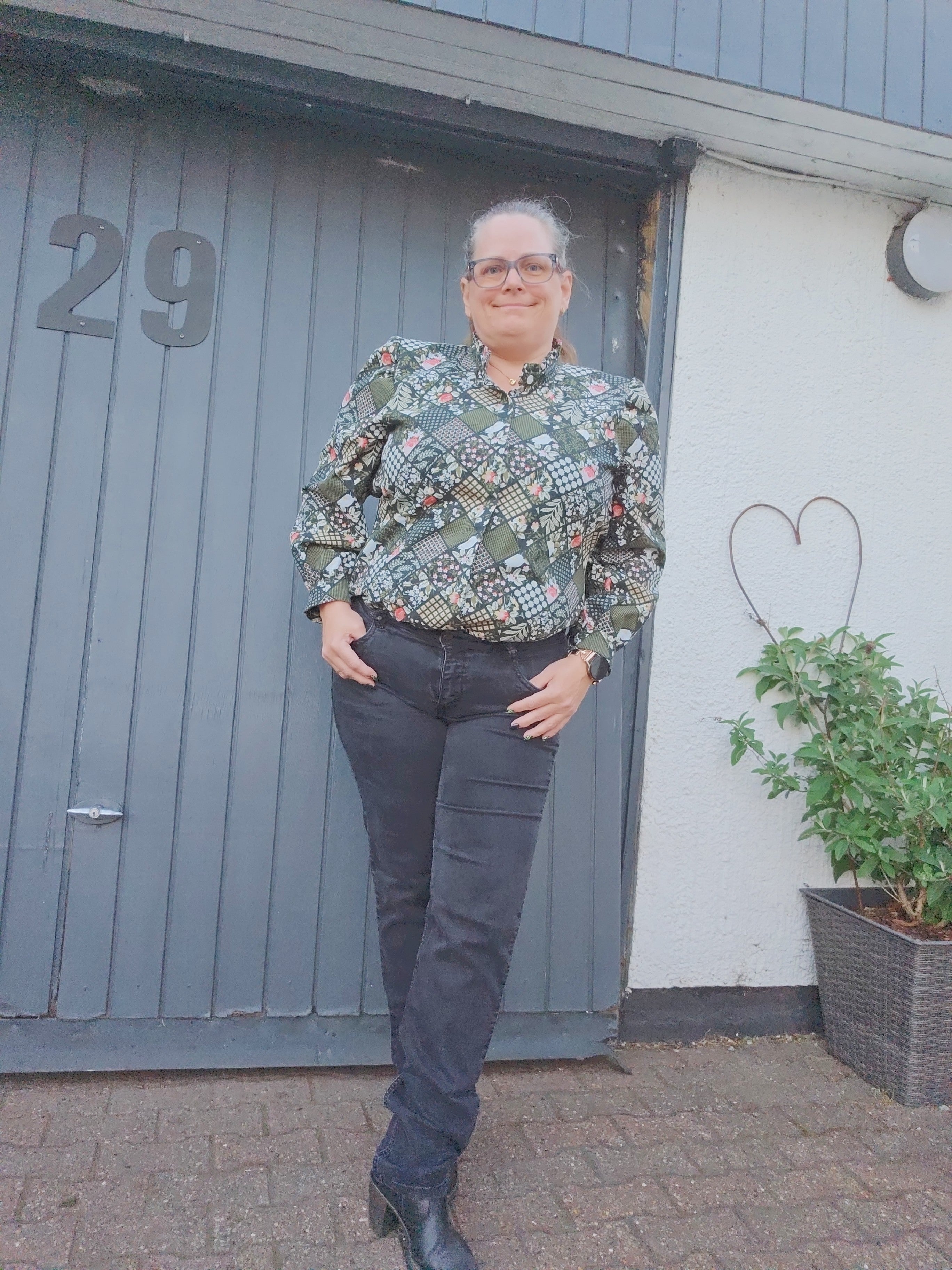 Beverly Button Down Blouse Sewing Pattern