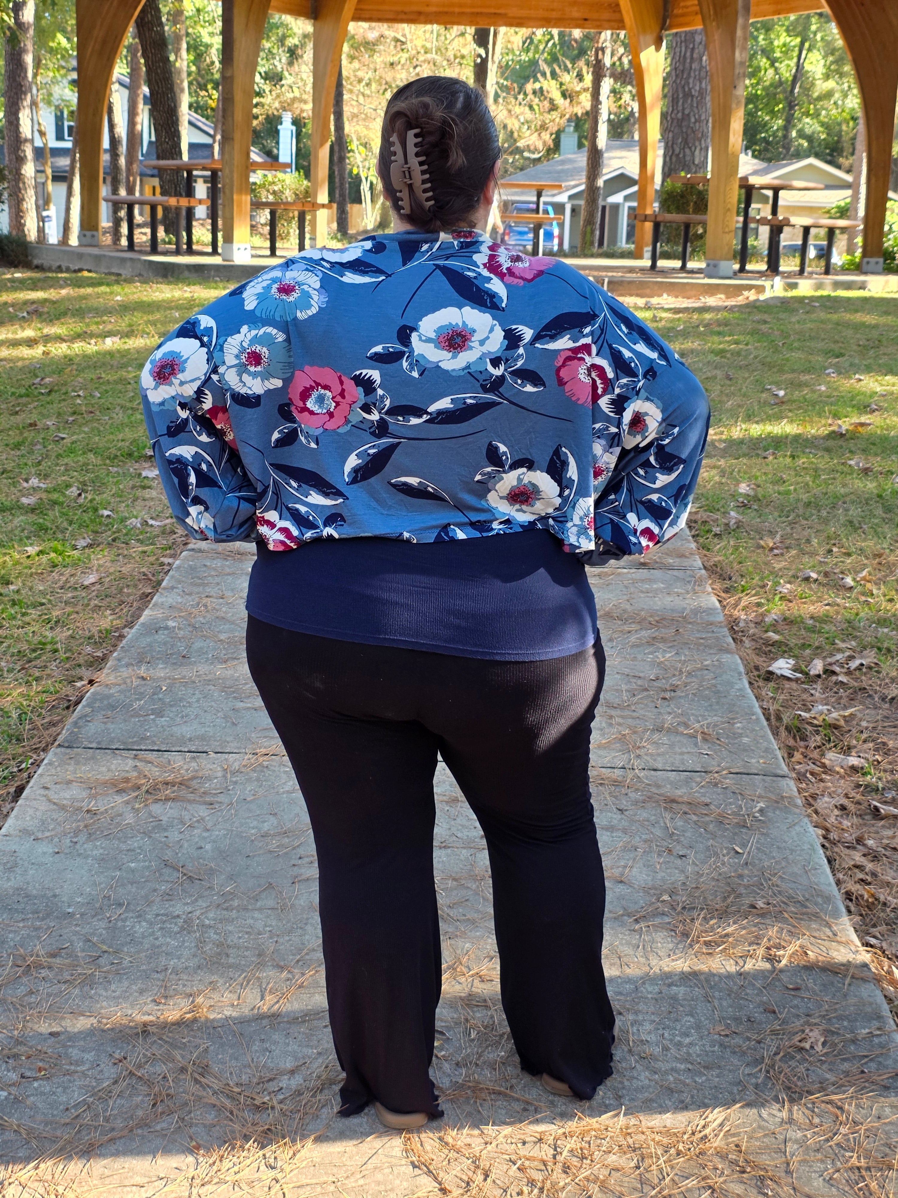 Easy sew batwing cardigan for confident beginner sewists