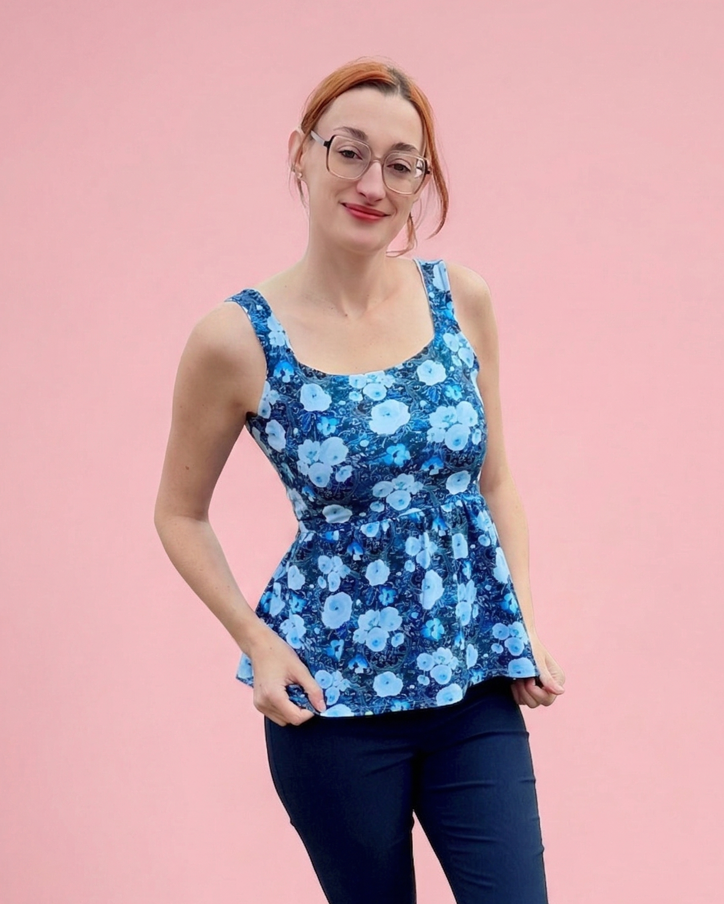 easy knit dress sewing pattern square neckline tie back beginner friendly