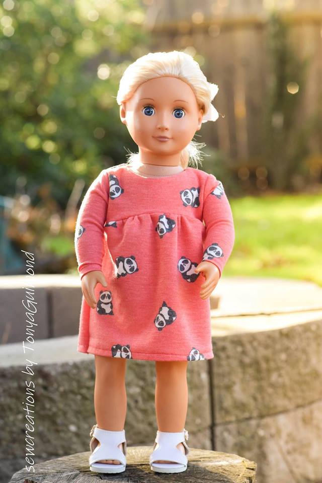 I Love The '90s Doll Dress Pattern