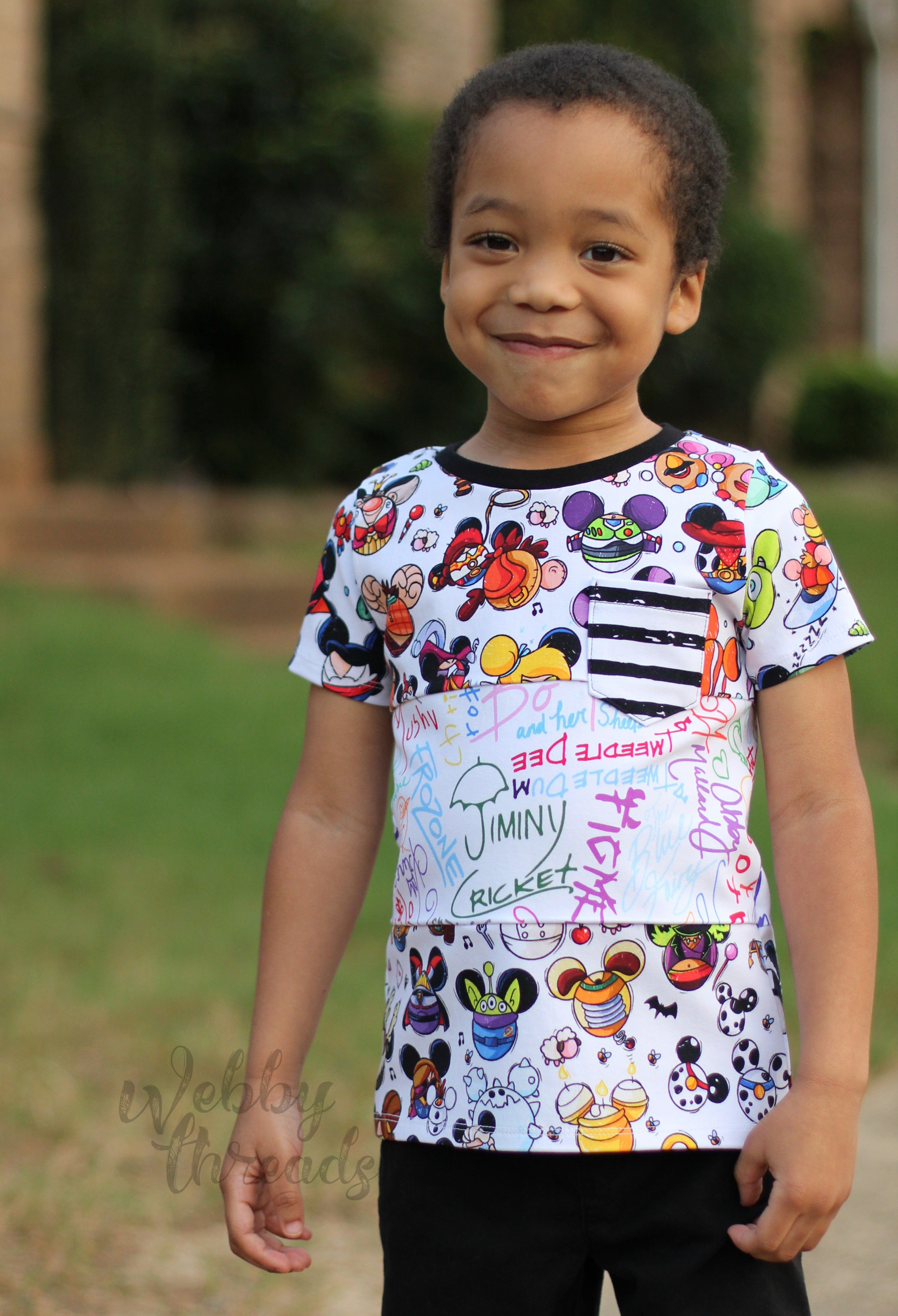 Kids Color-Block Tie Top Pattern