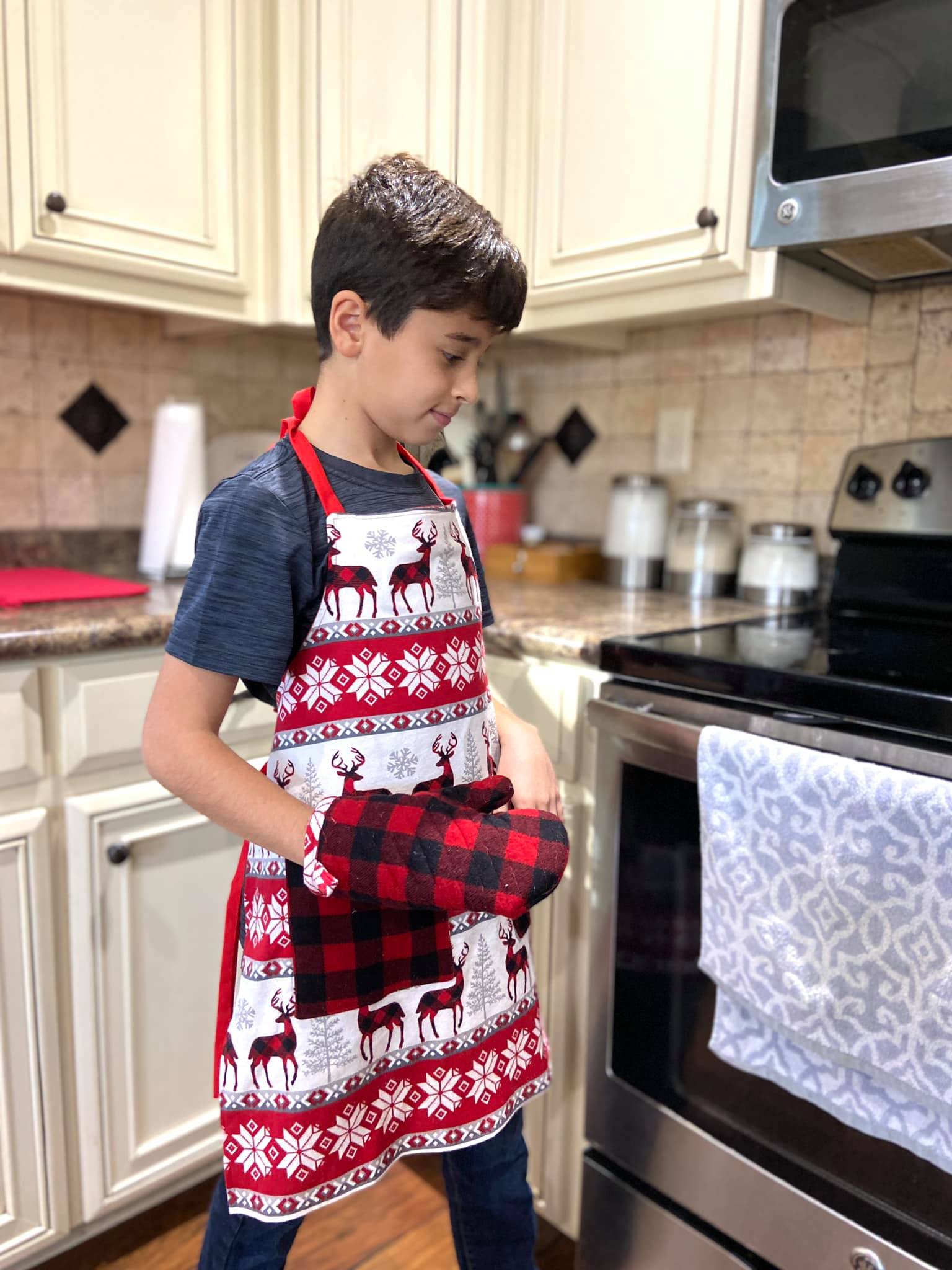 Baking Fun Pattern: Apron & Oven Mitt