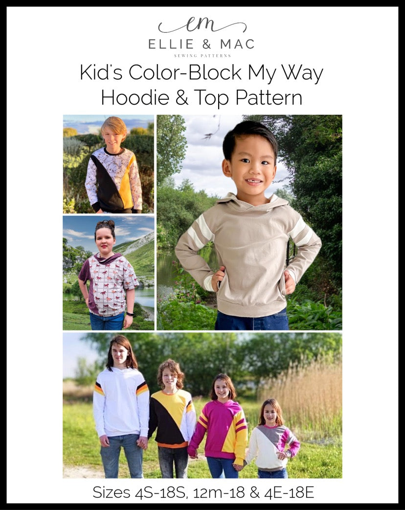 Kids Color-Block My Way Hoodie & Top