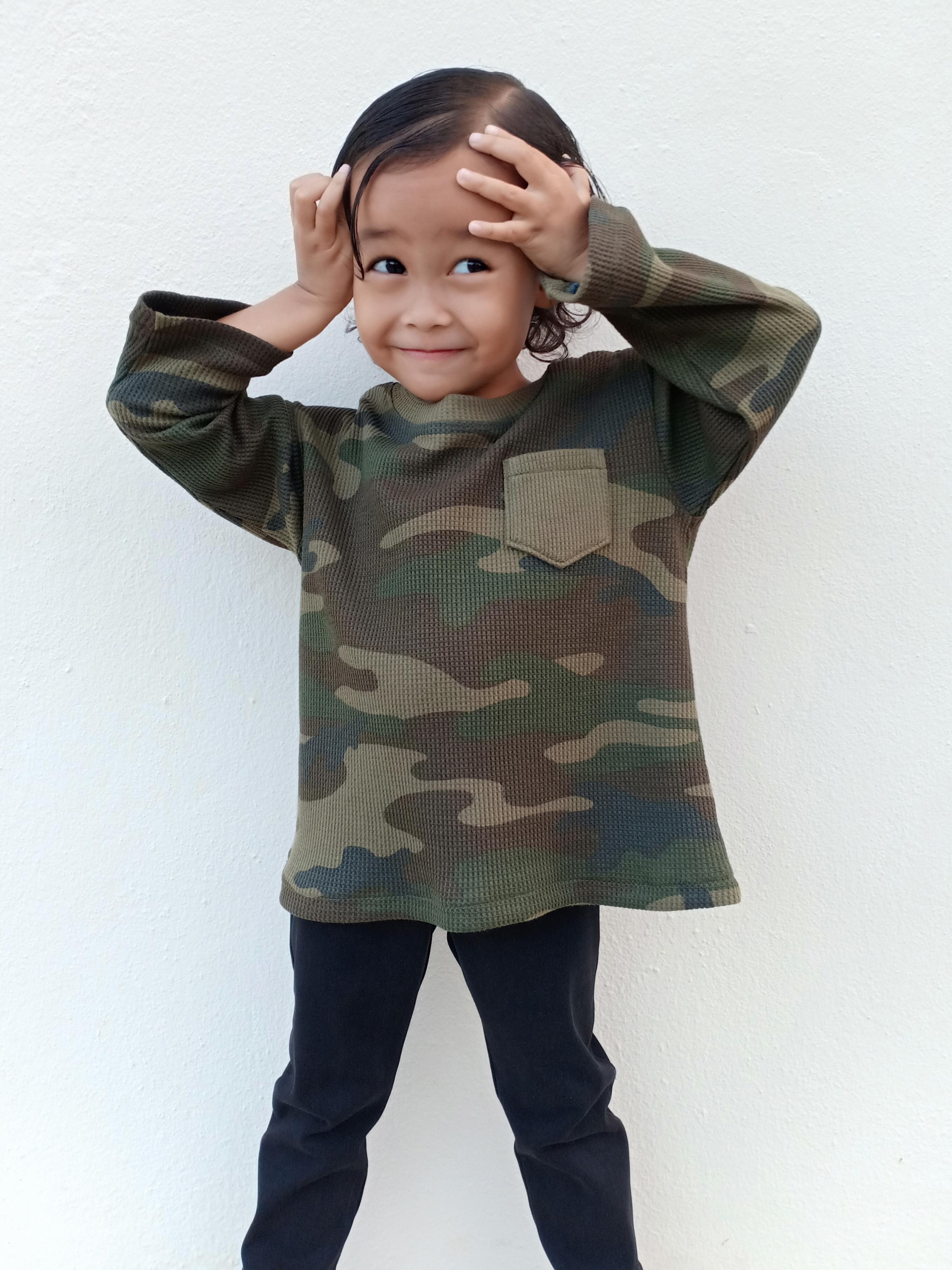 Kids Oversized Tee Pattern