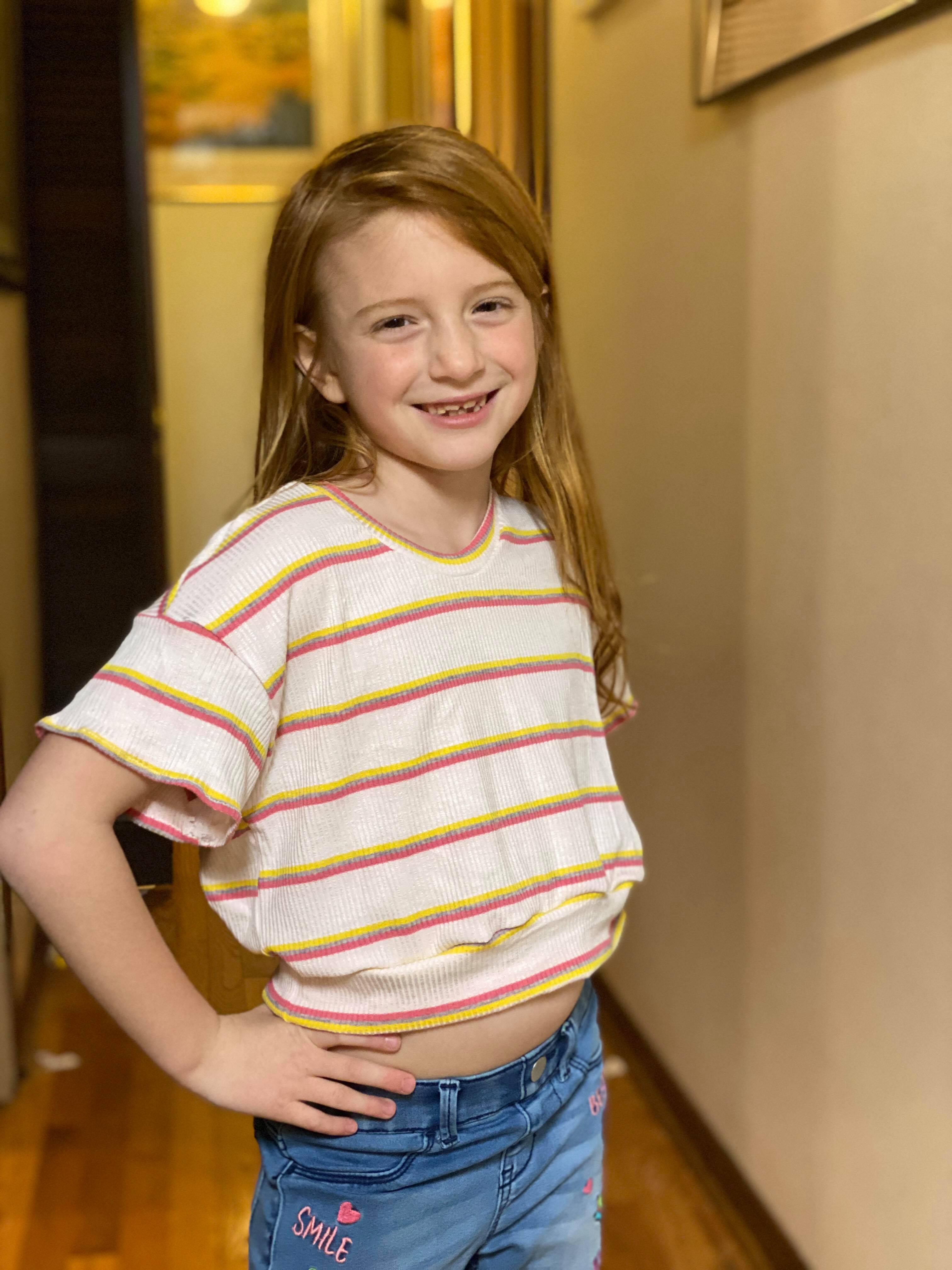 Kids Oversized Tee Pattern