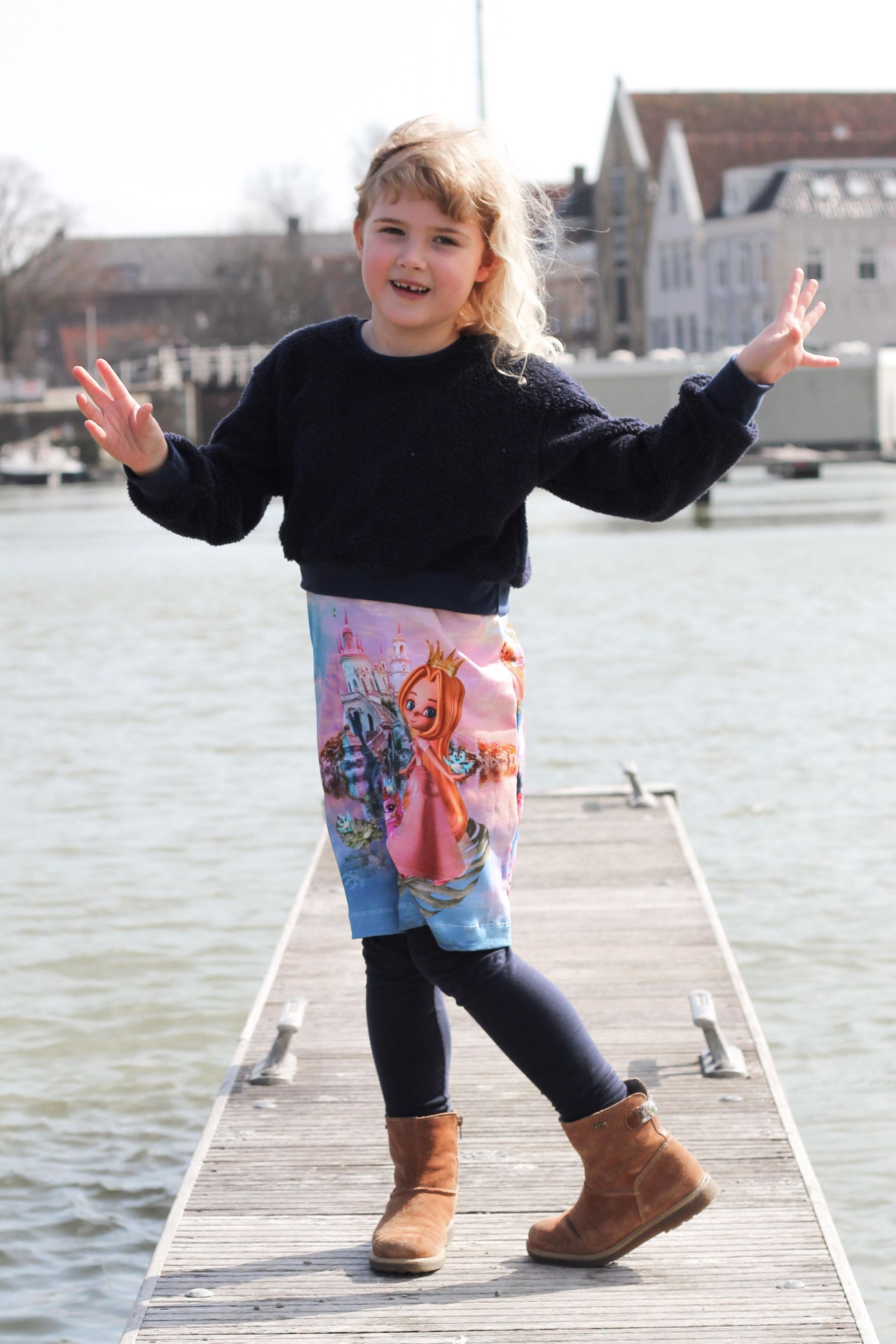 Kids Oversized Tee Pattern