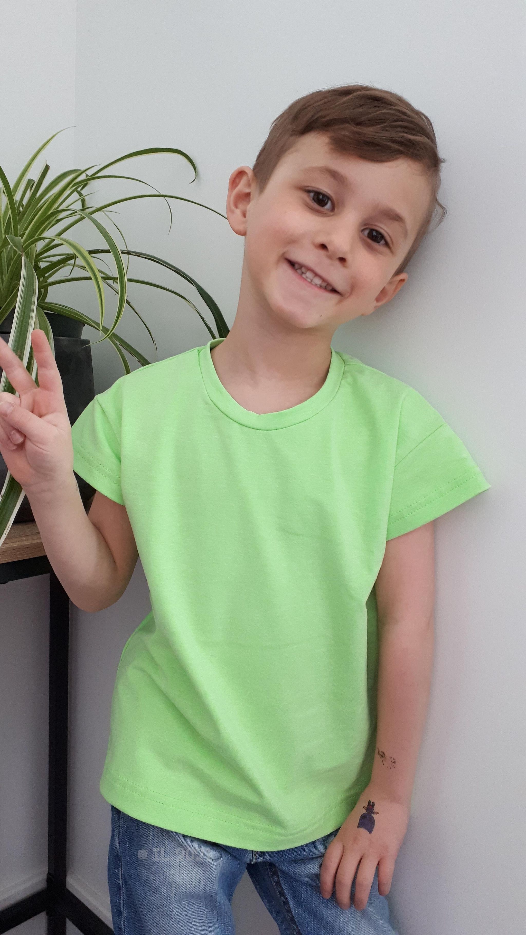 Kids Oversized Tee Pattern
