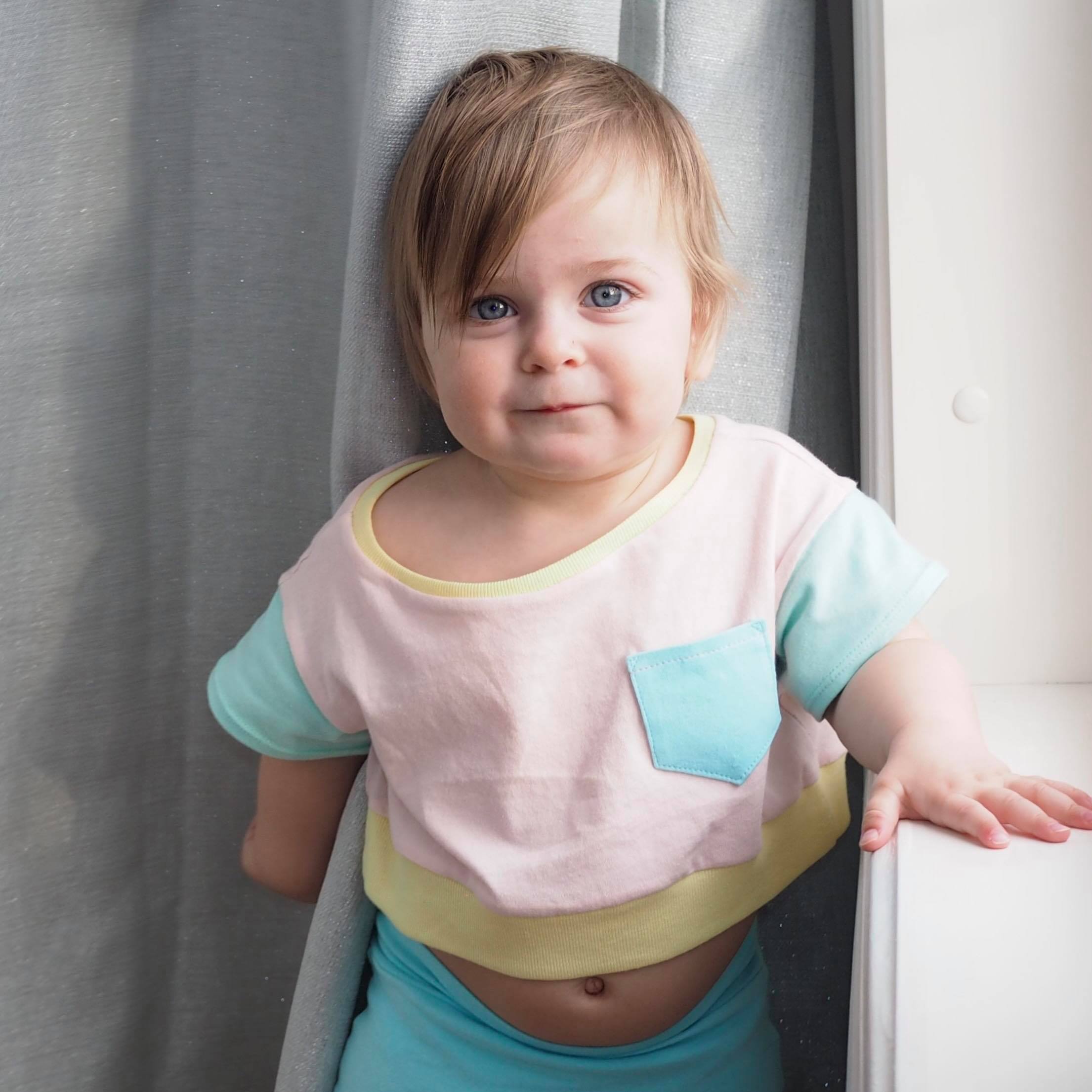 Kids Oversized Tee Pattern