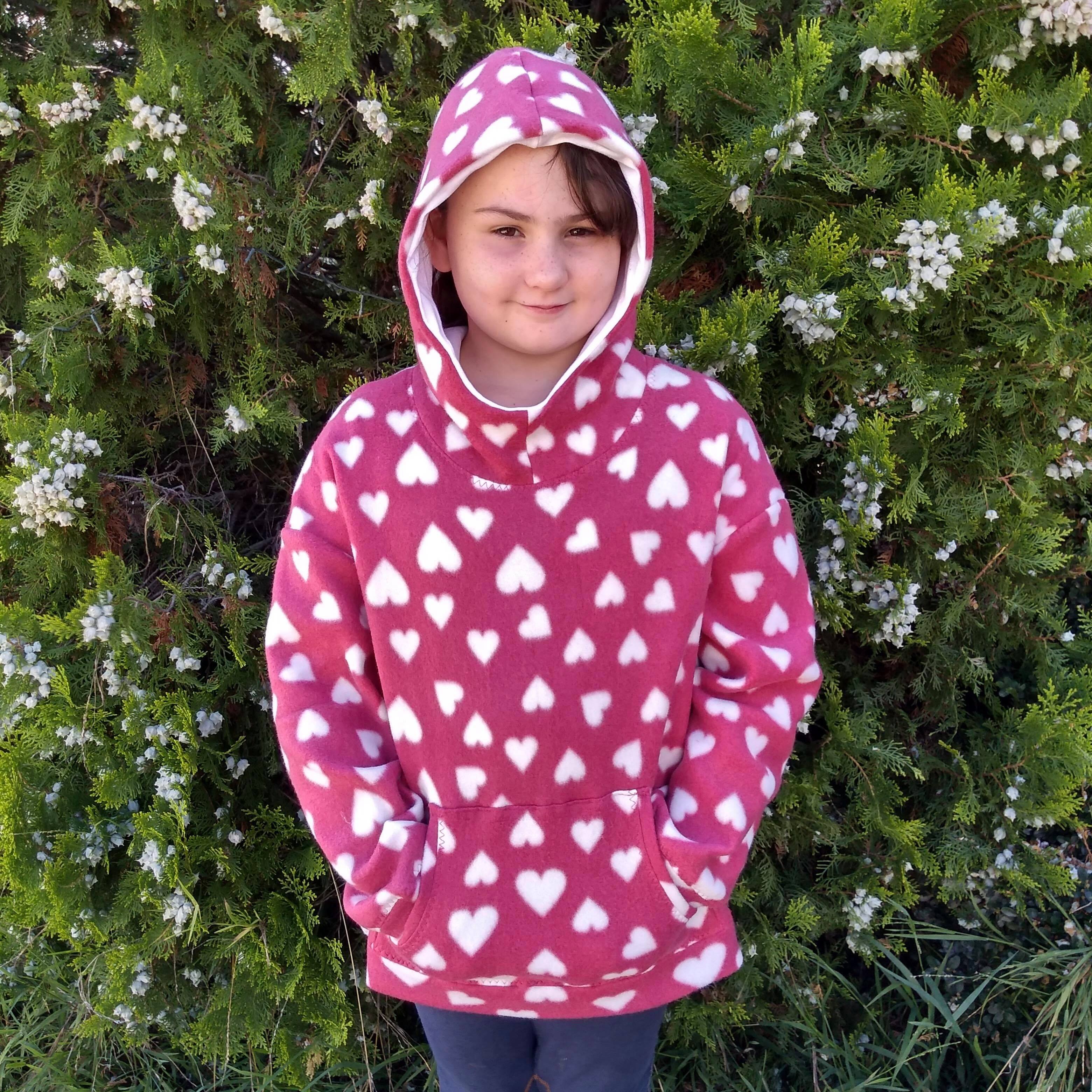 Kids Oversized Tee Pattern