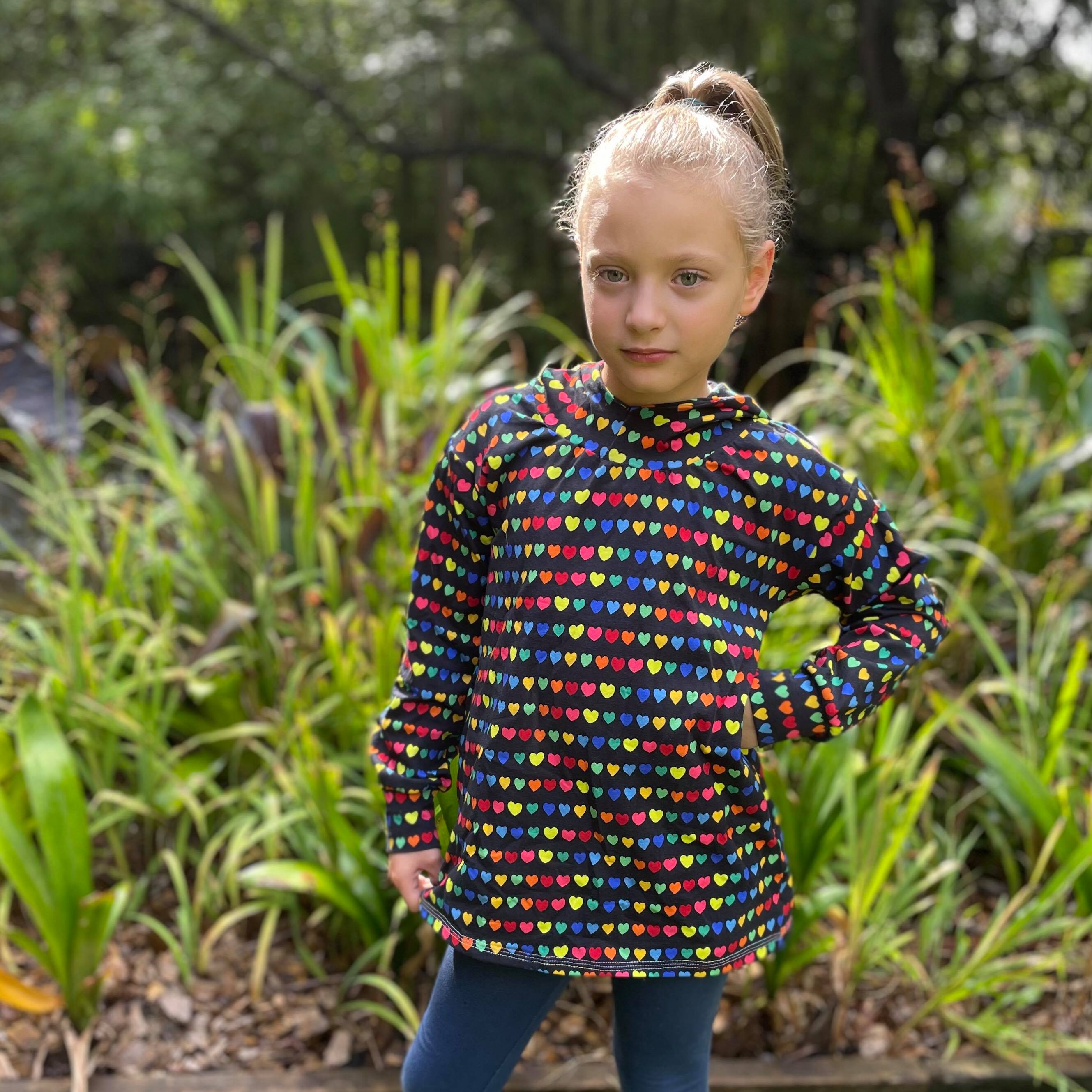 Kids Oversized Tee Pattern