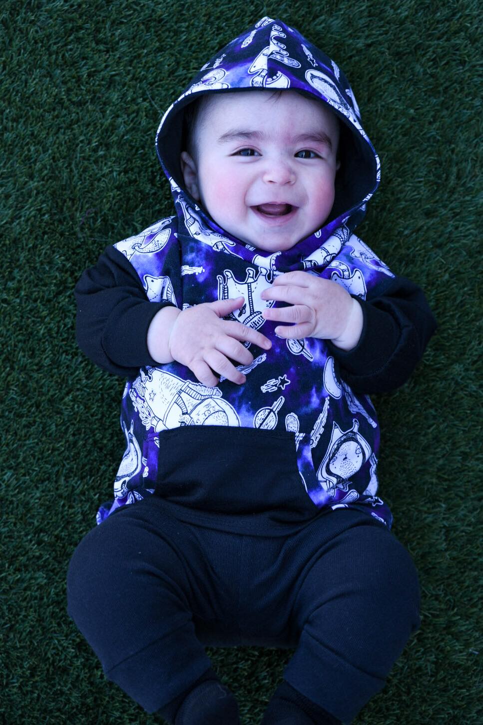 Kids Oversized Tee Pattern