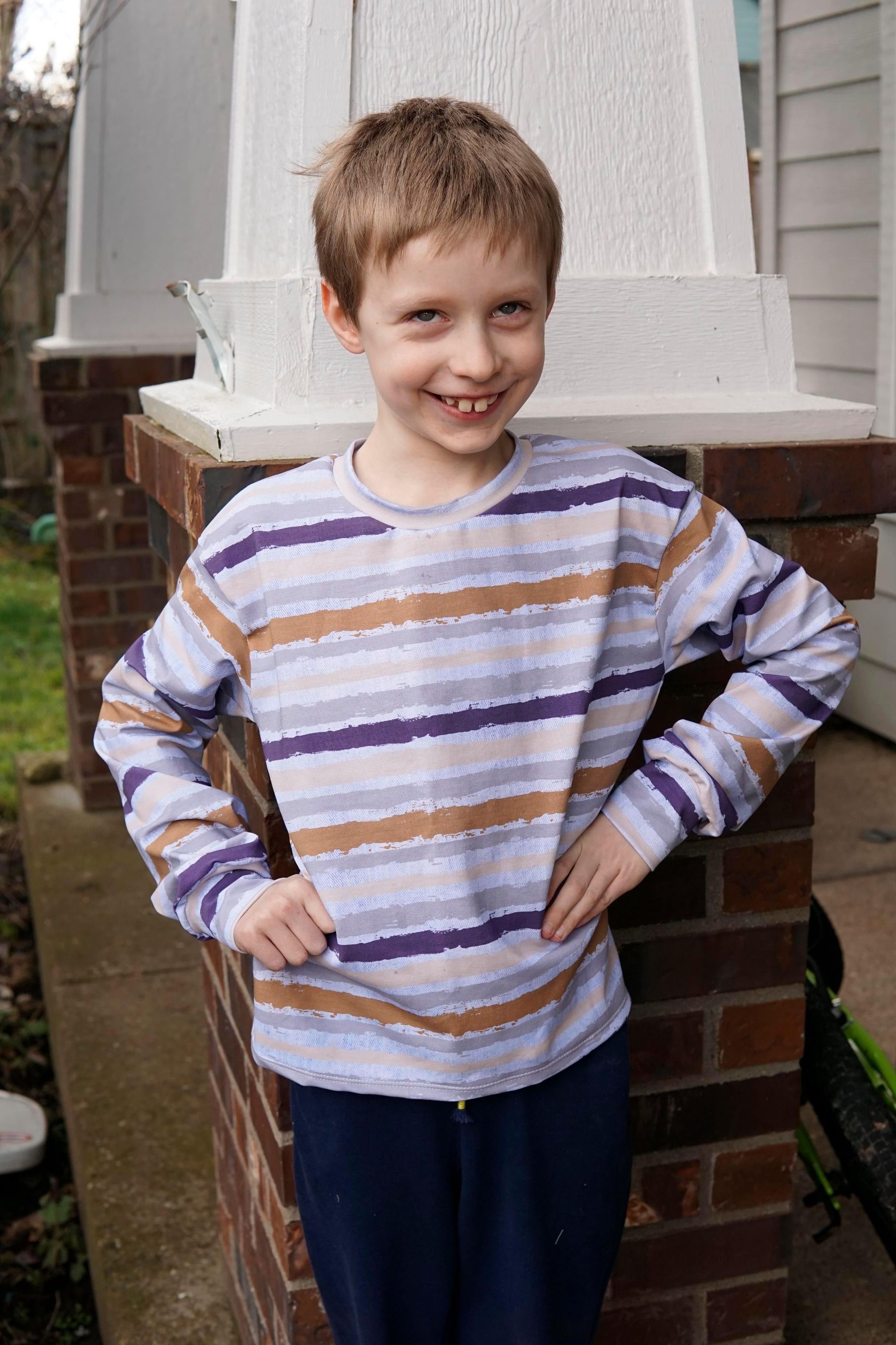 Kids Oversized Tee Pattern