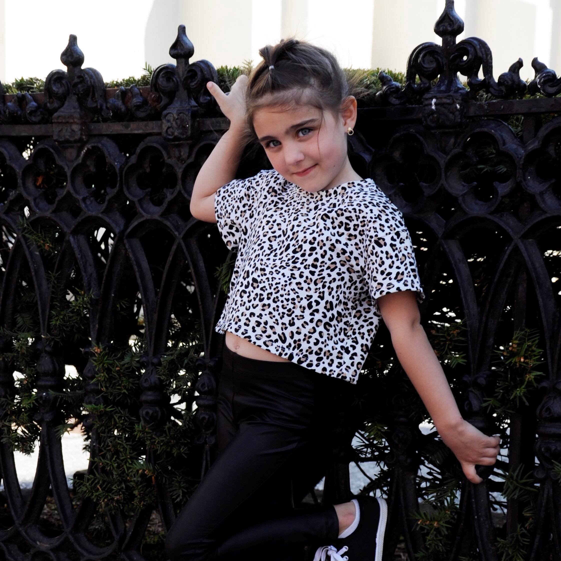 Kids Oversized Tee Pattern