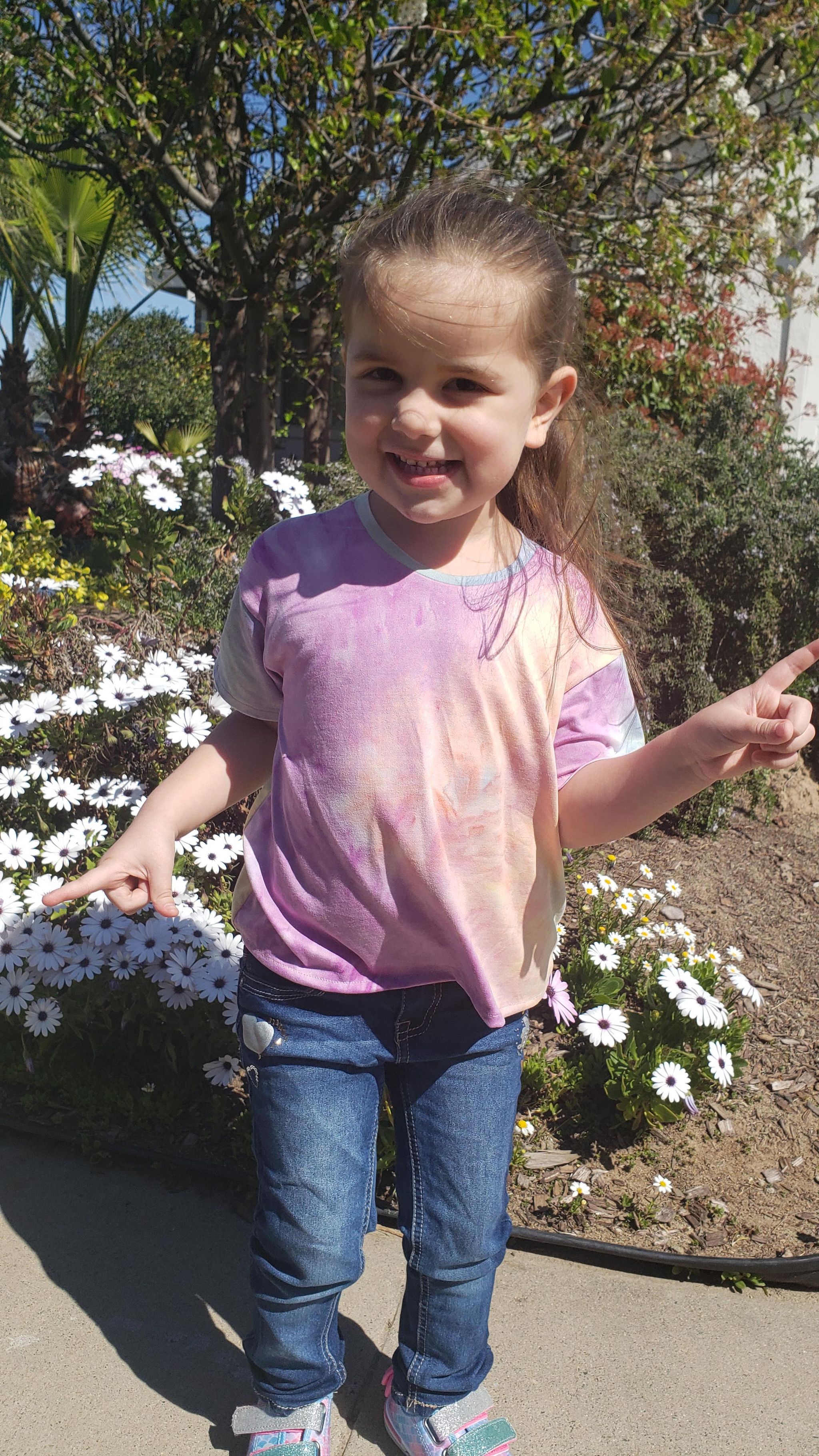 Kids Oversized Tee Pattern