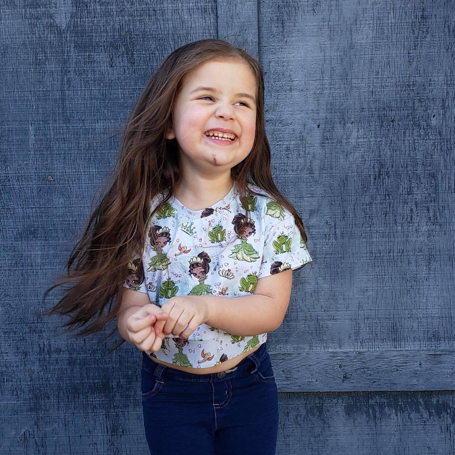 Kids Oversized Tee Pattern