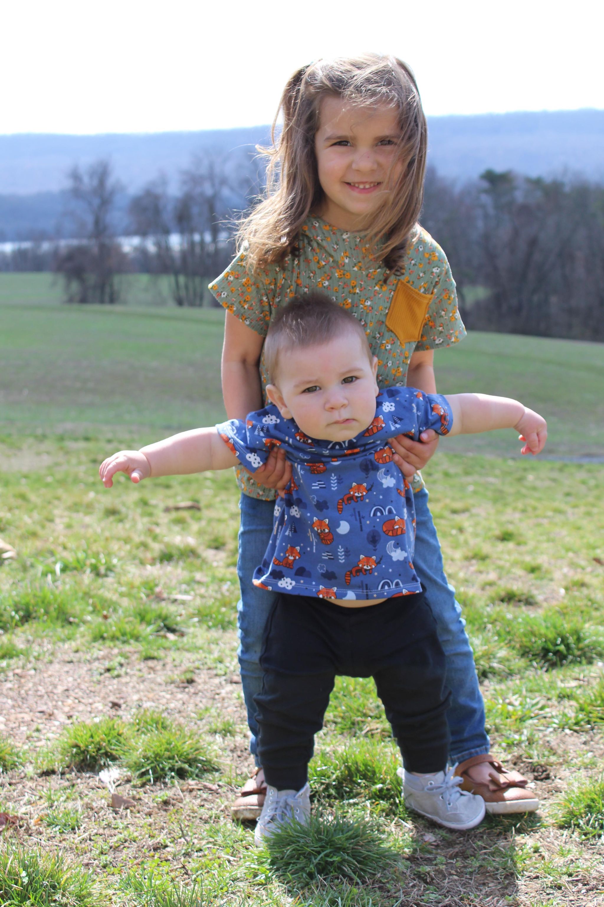 Kids Oversized Tee Pattern