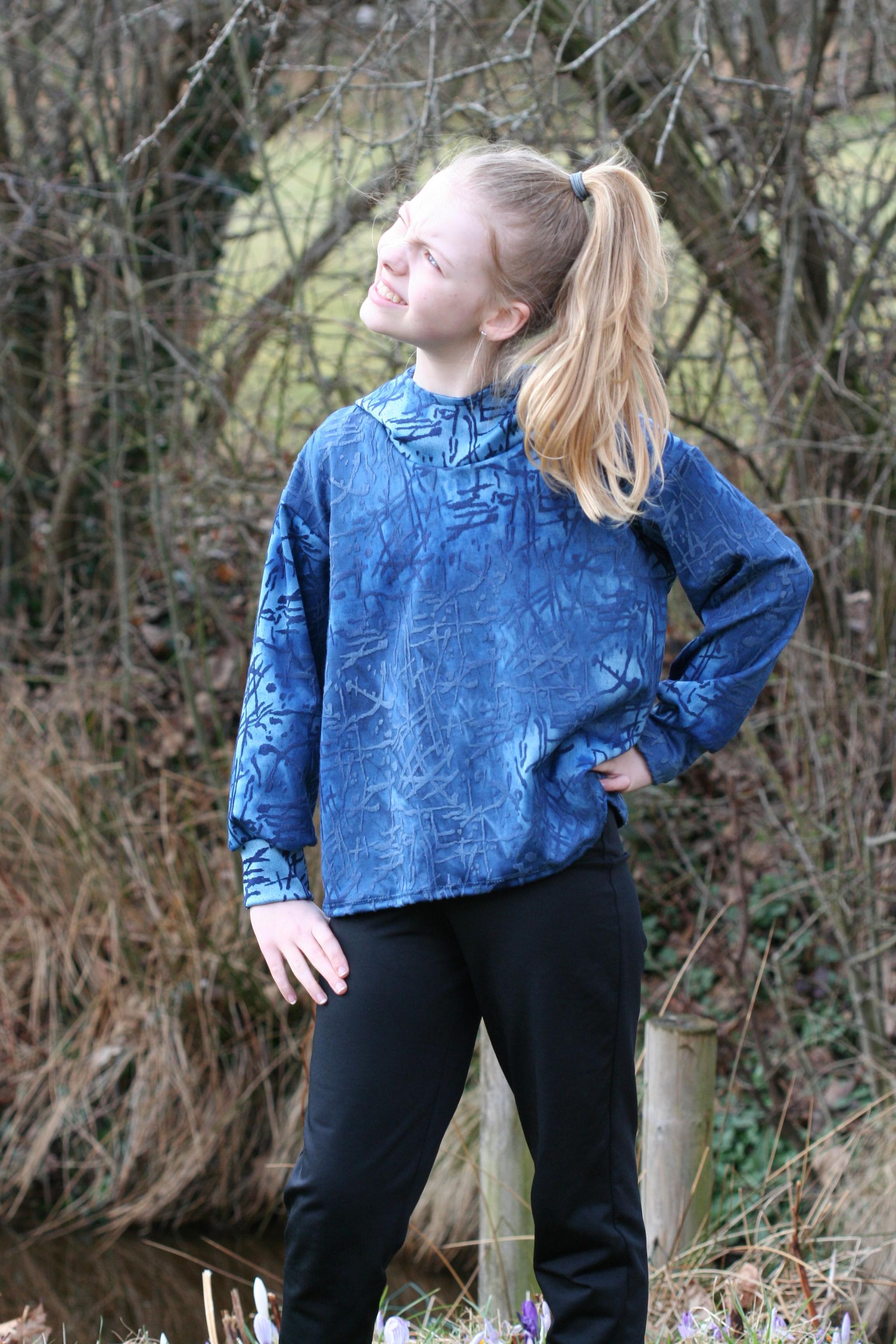 Kids Oversized Tee Pattern