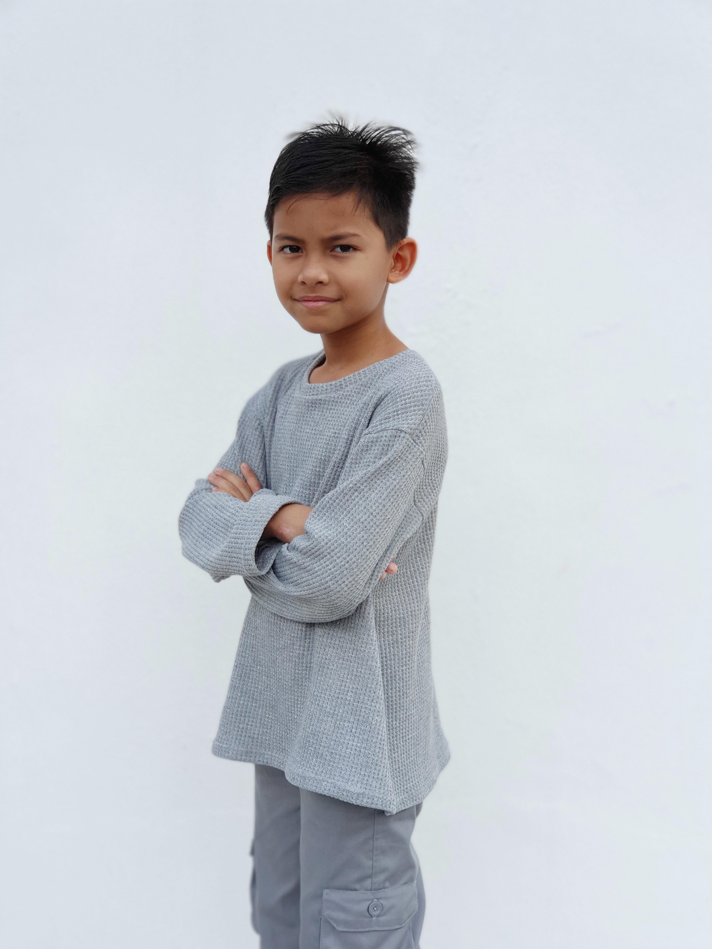 Kids Oversized Tee Pattern