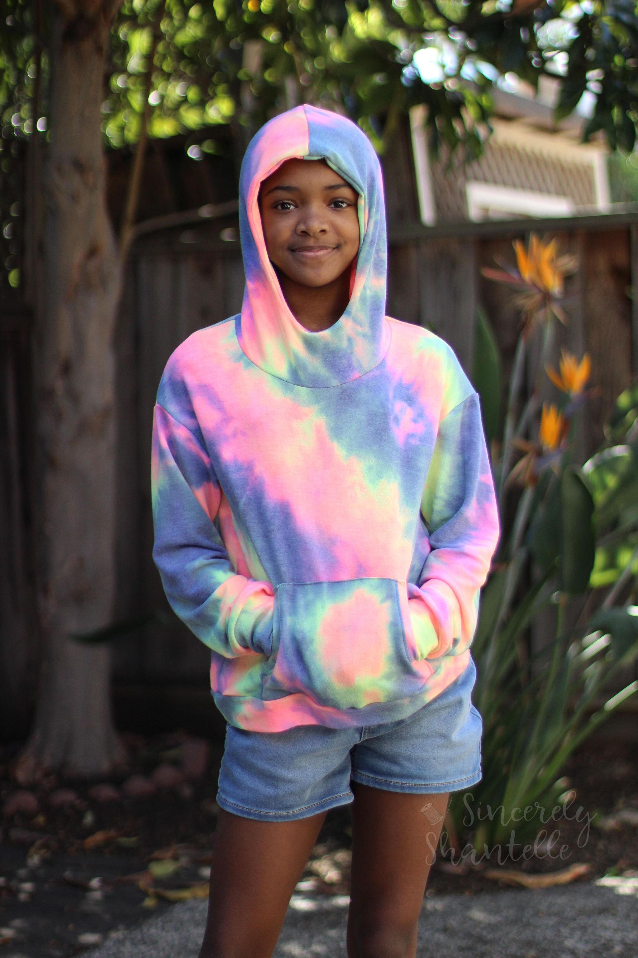 Kids Oversized Tee Pattern