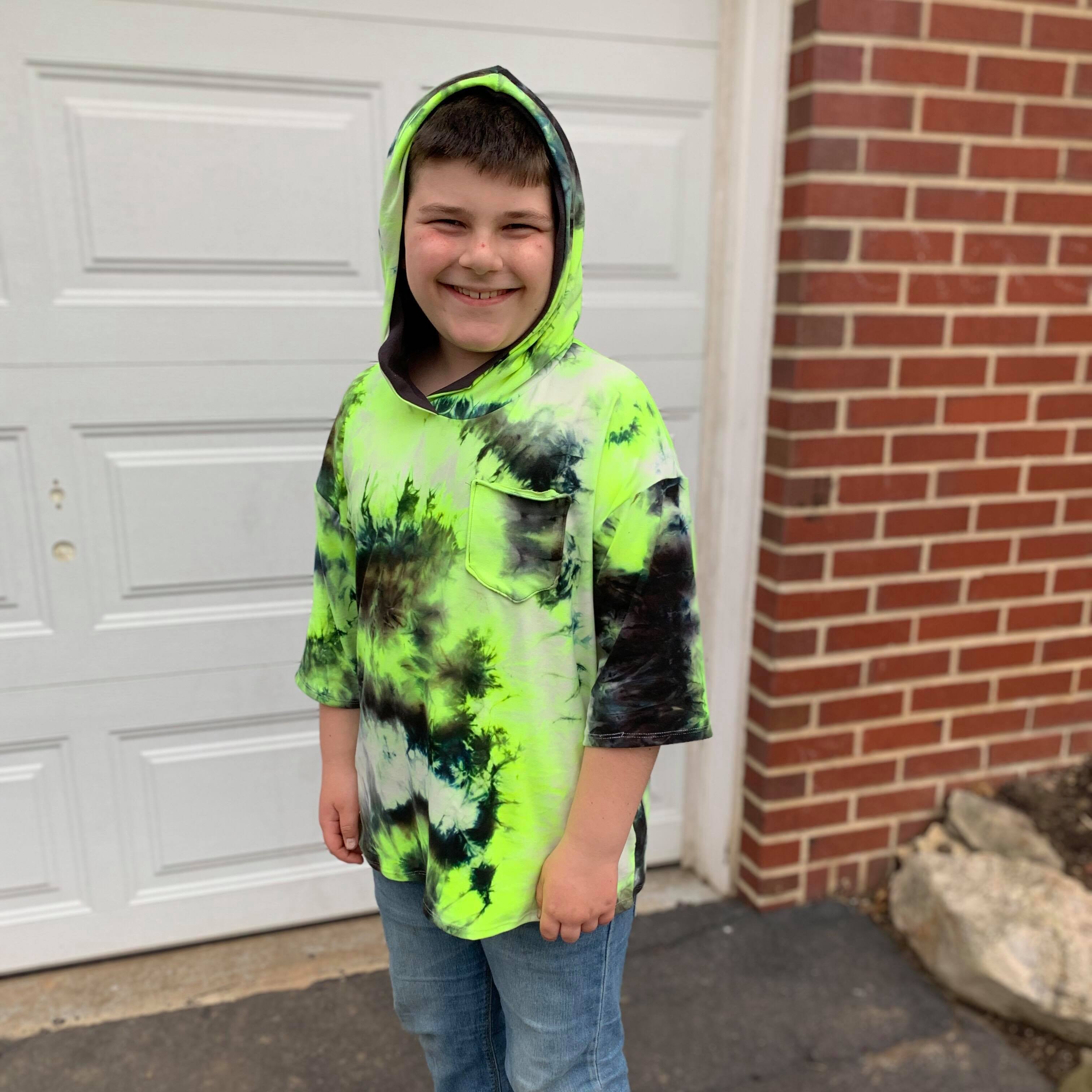 Kids Oversized Tee Pattern