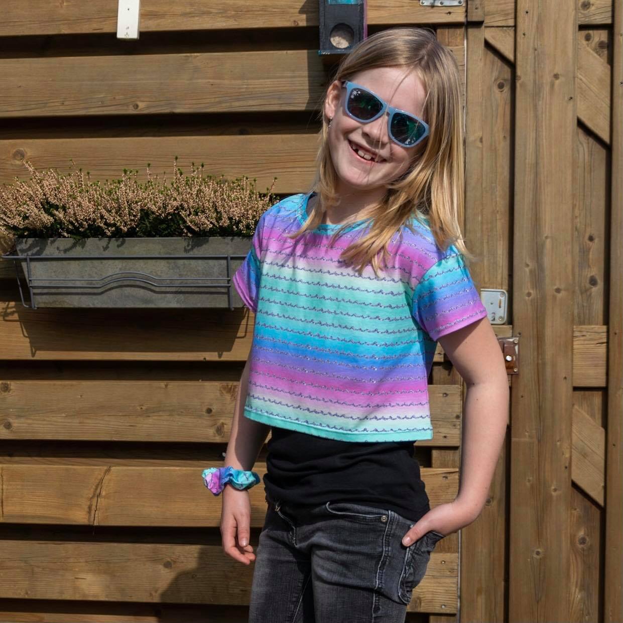 Kids Oversized Tee Pattern