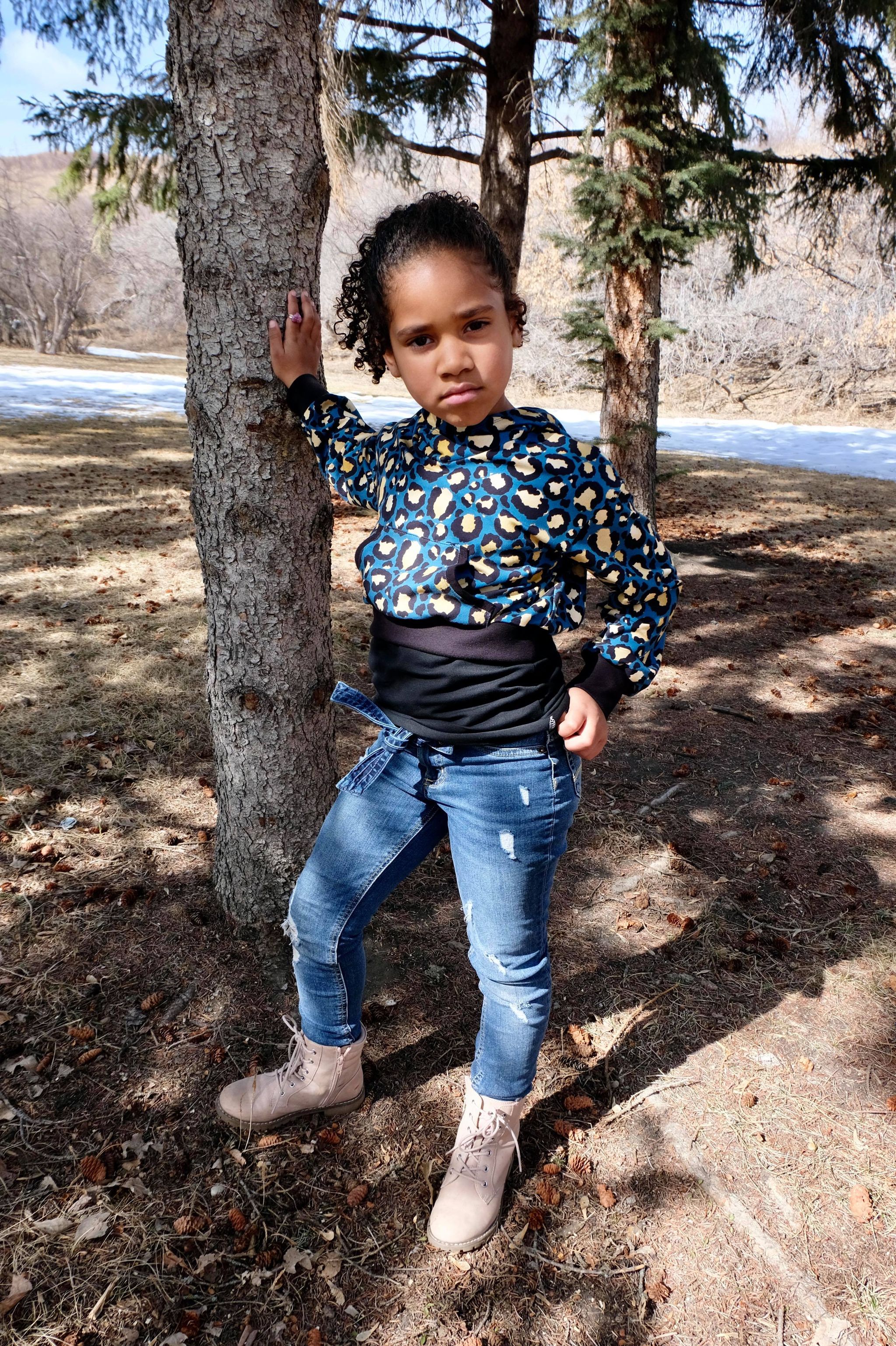 Kids Oversized Tee Pattern