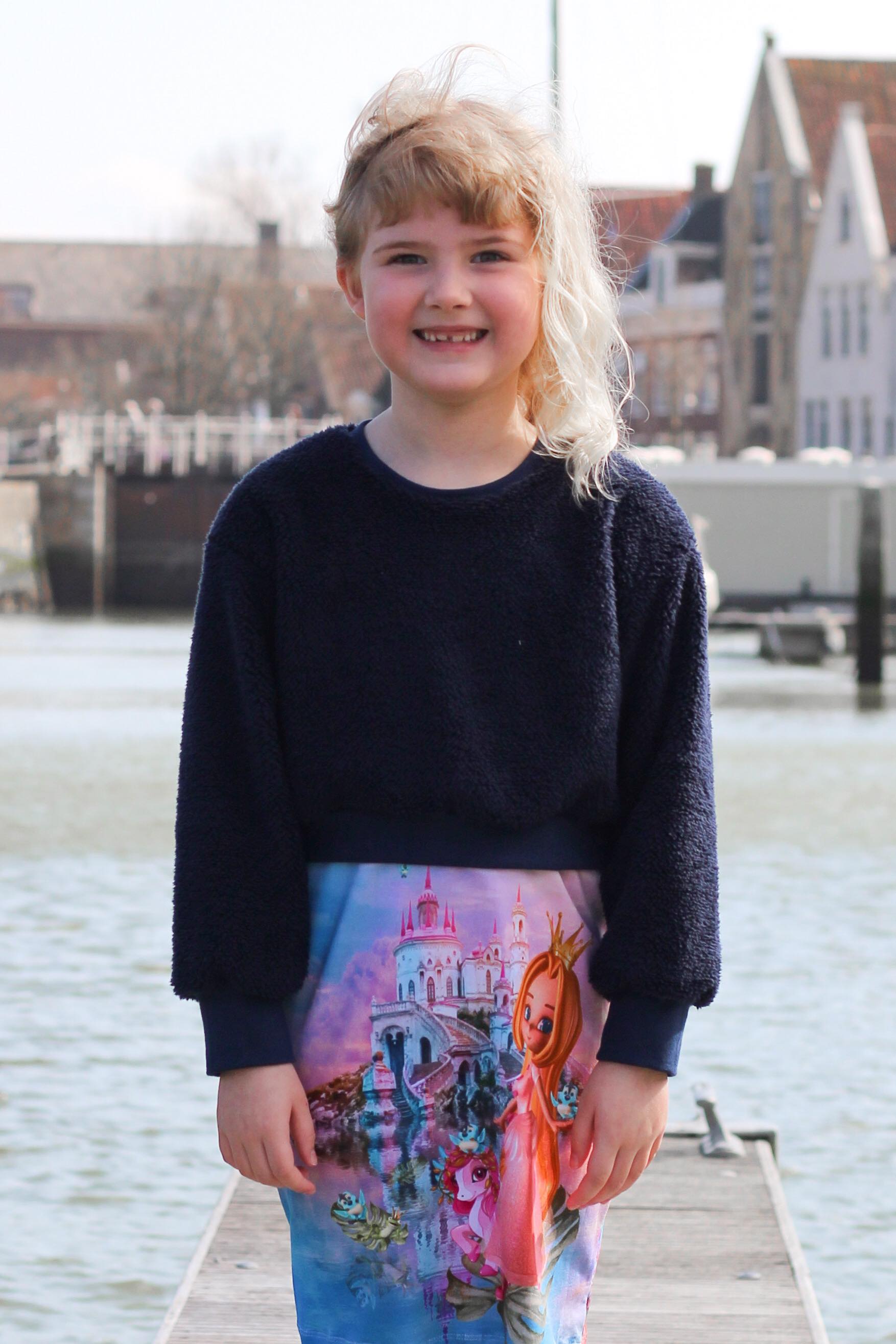 Kids Oversized Tee Pattern