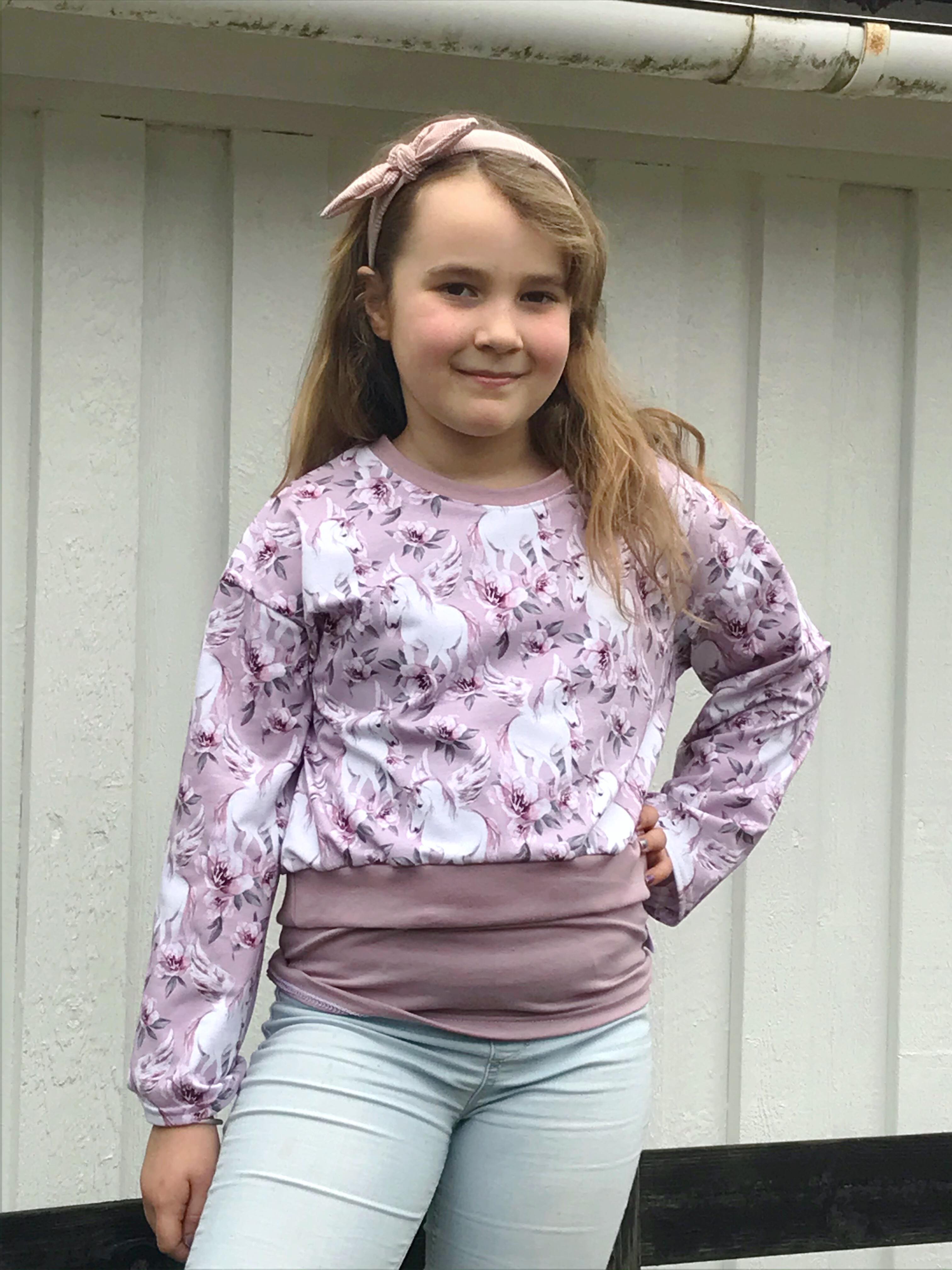 Kids Oversized Tee Pattern