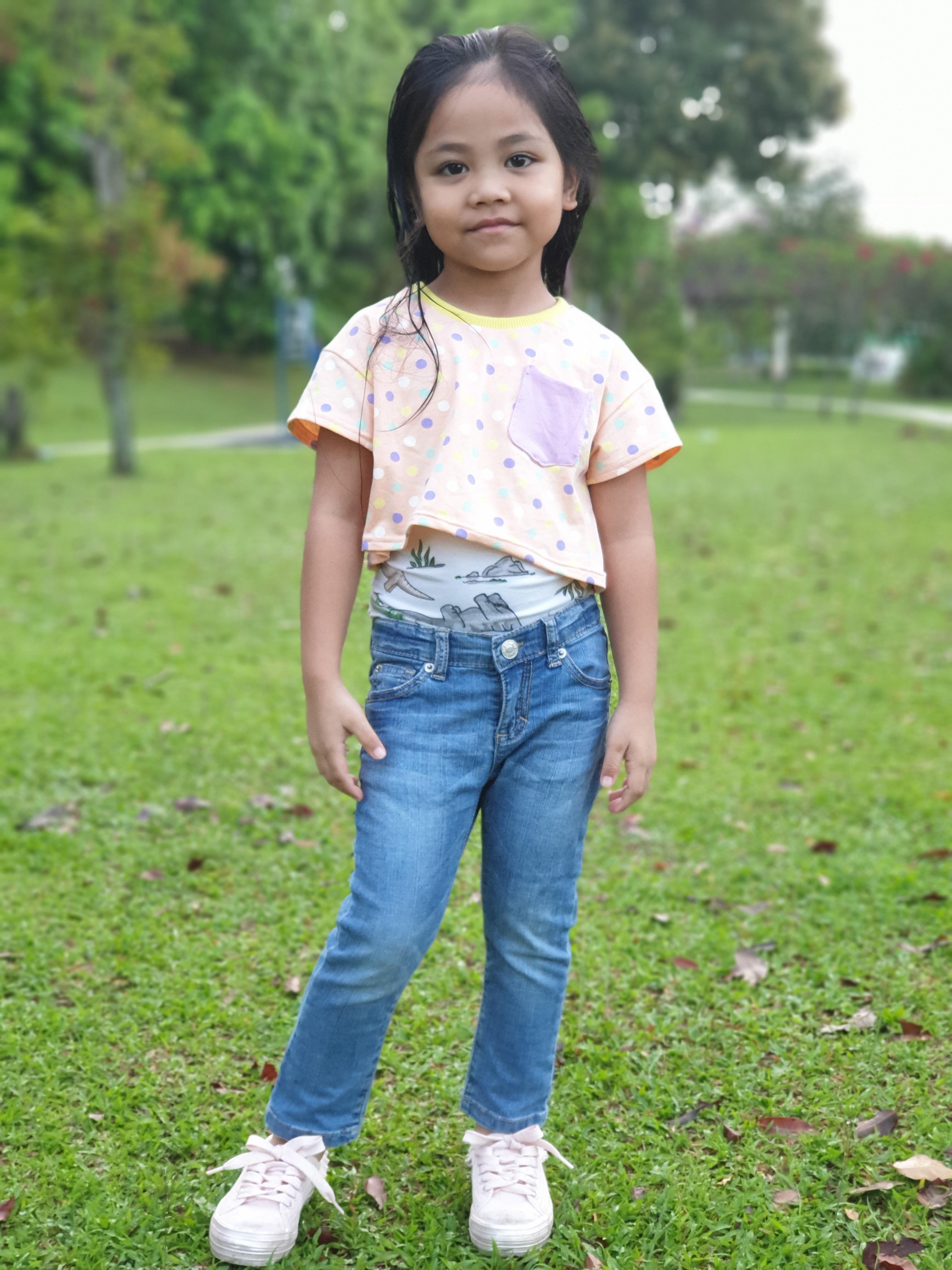 Kids Oversized Tee Pattern