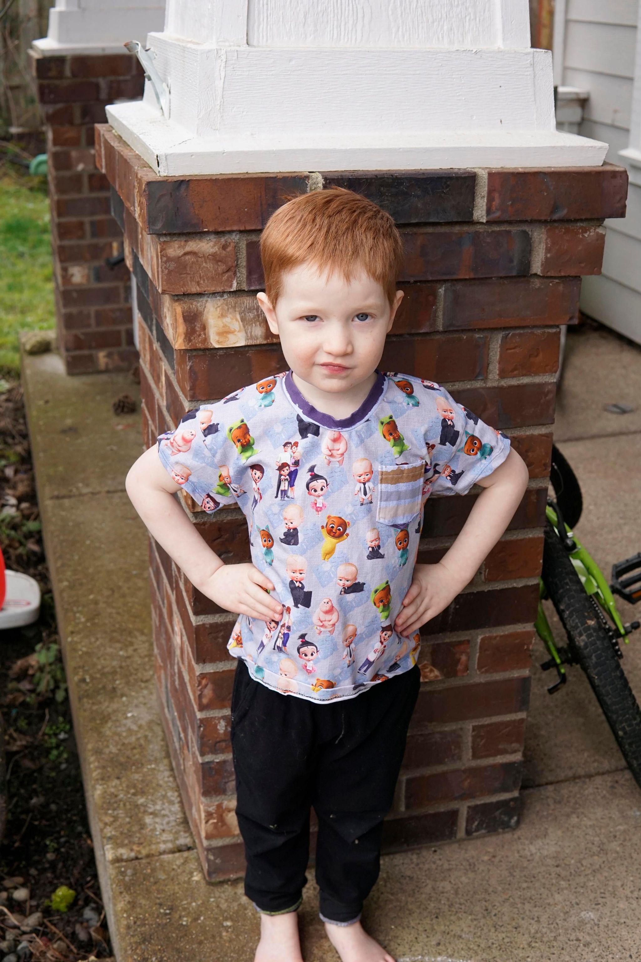 Kids Oversized Tee Pattern