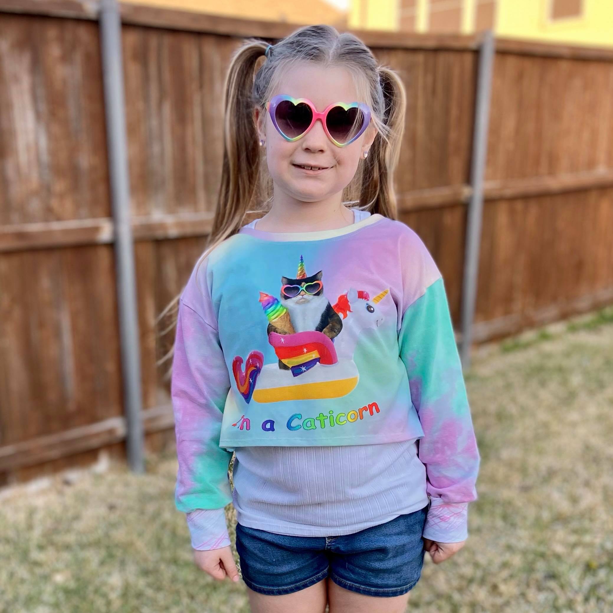 Kids Oversized Tee Pattern