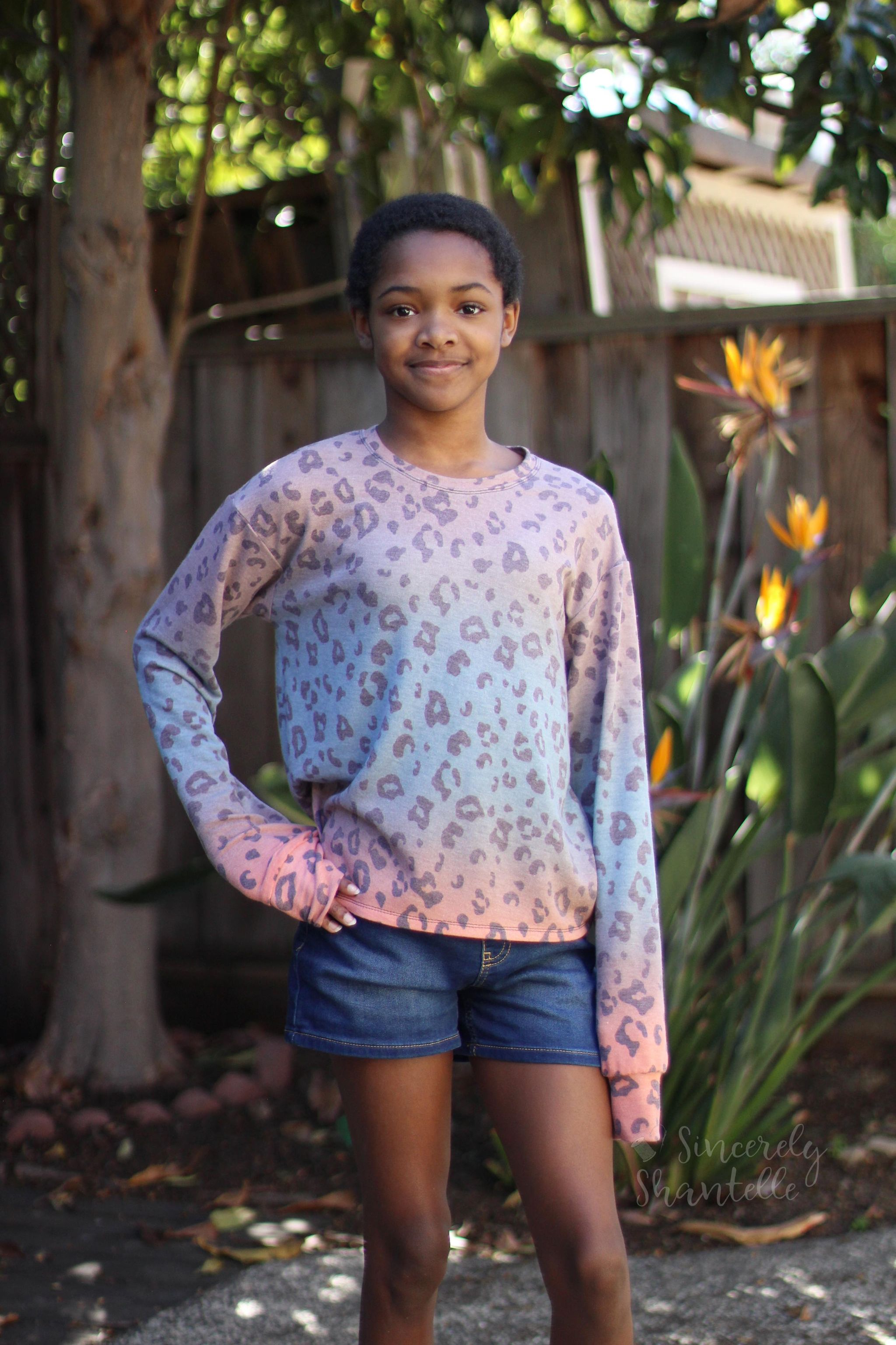 Kids Oversized Tee Pattern