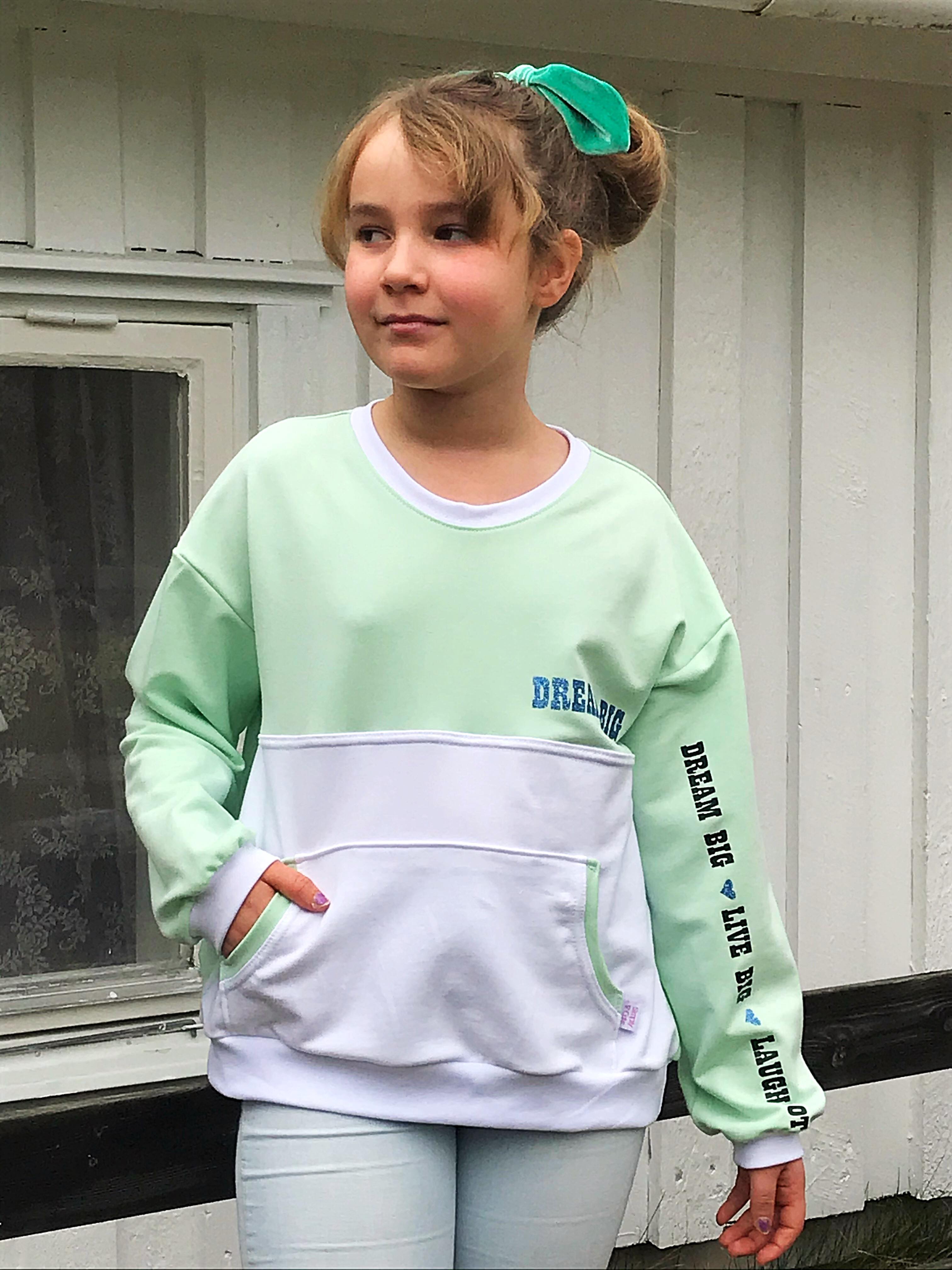 Kids Oversized Tee Pattern
