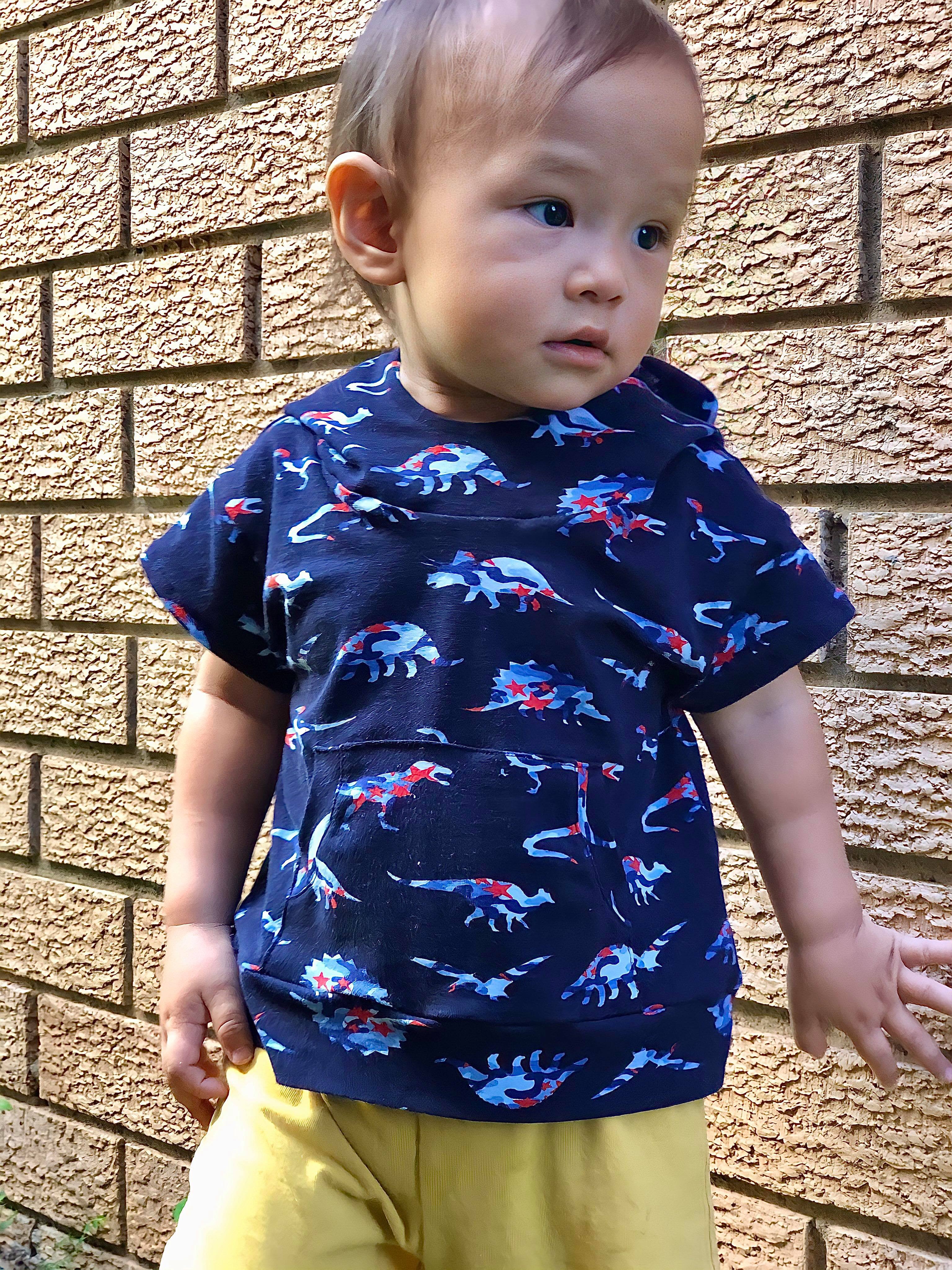 Kids Oversized Tee Pattern