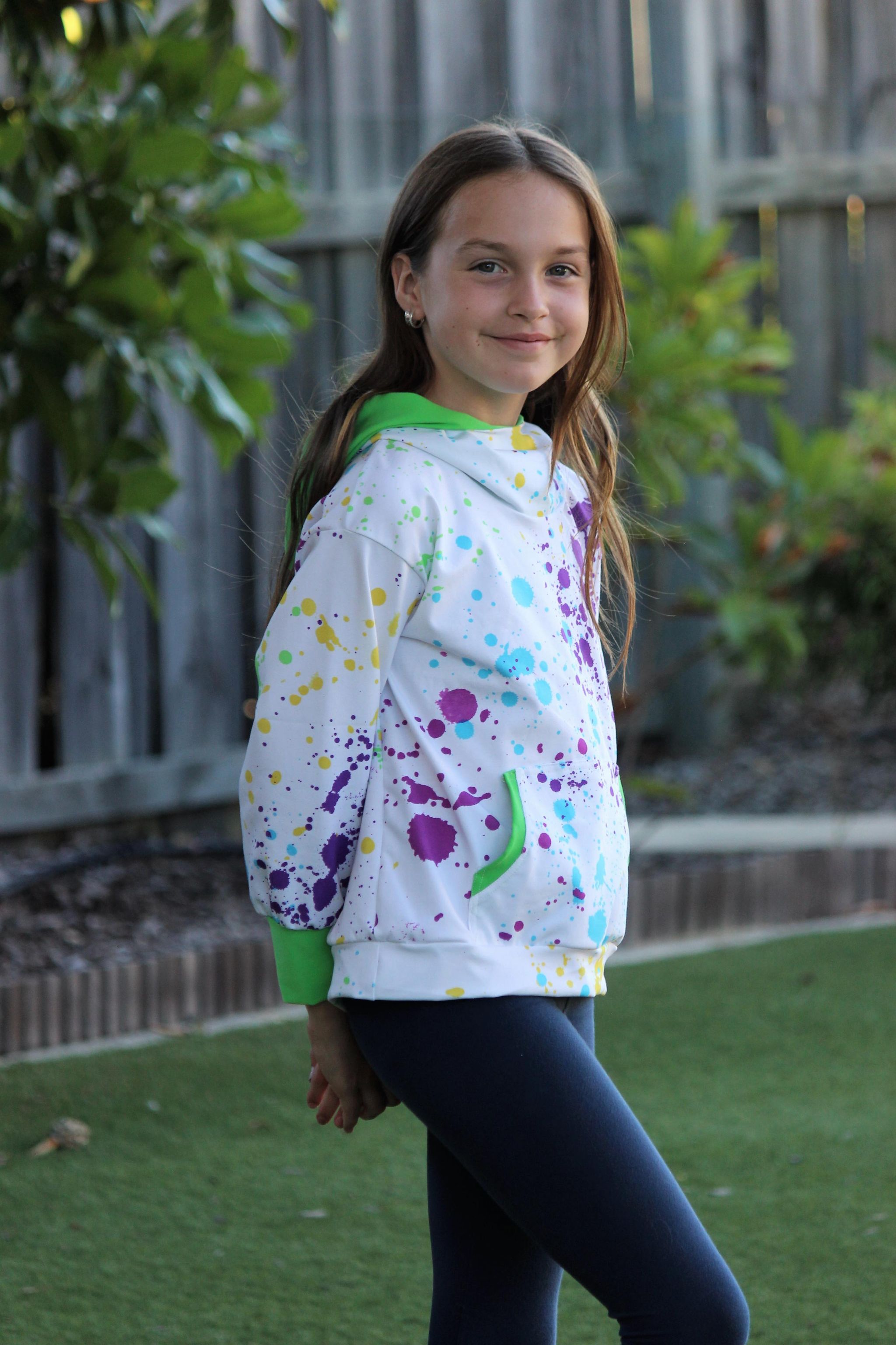 Kids Oversized Tee Pattern