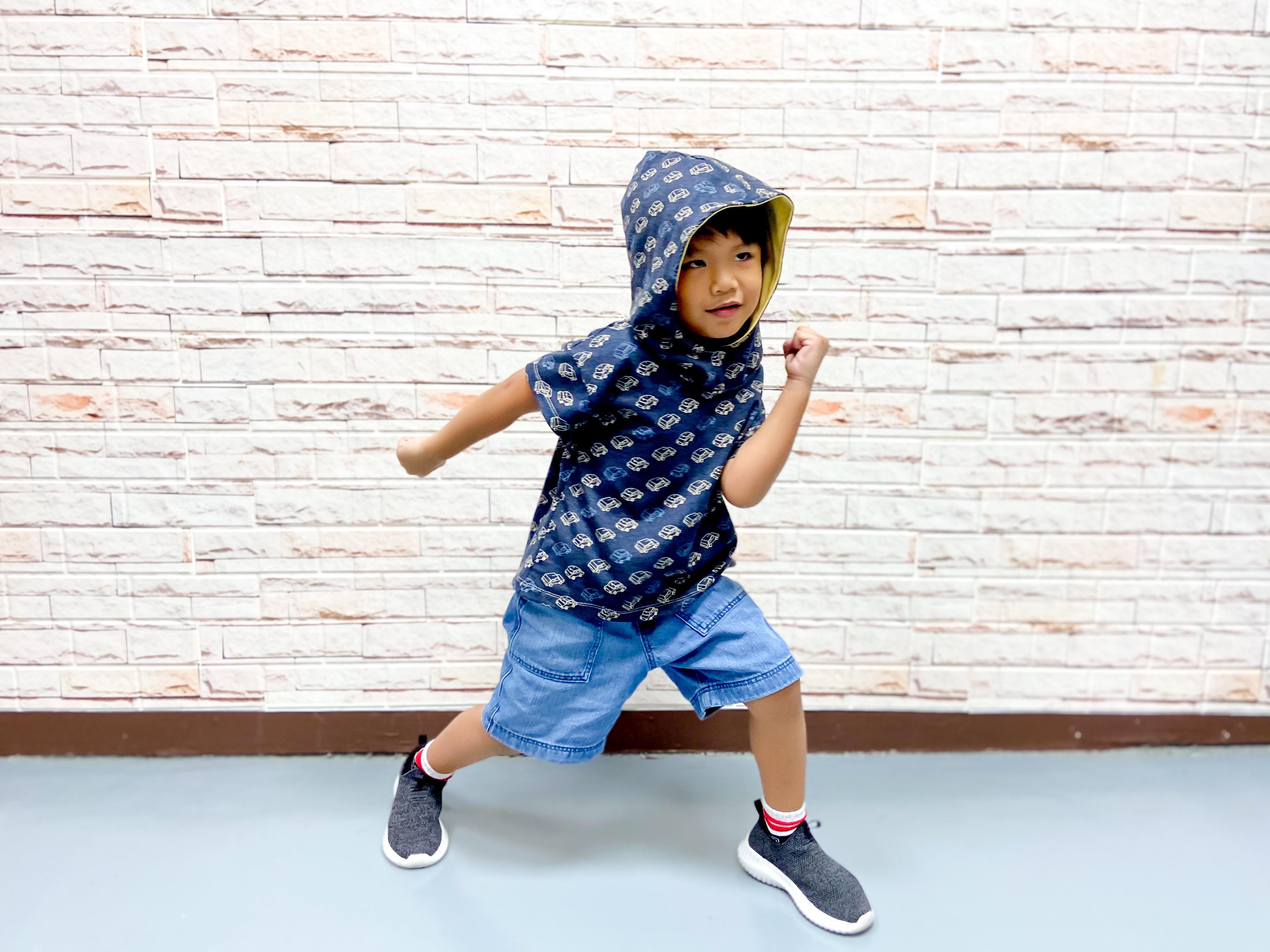 Kids Oversized Tee Pattern
