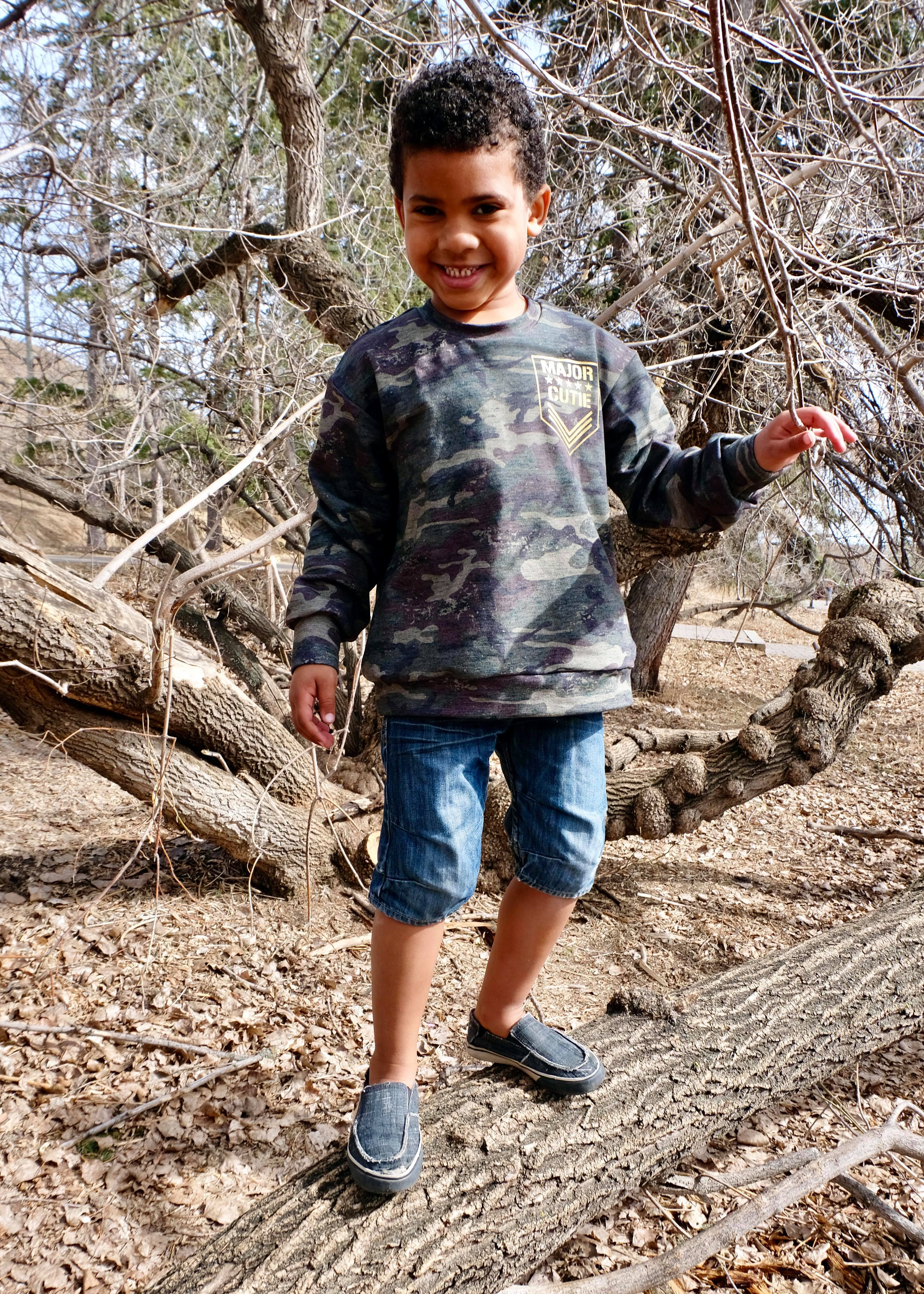 Kids Oversized Tee Pattern