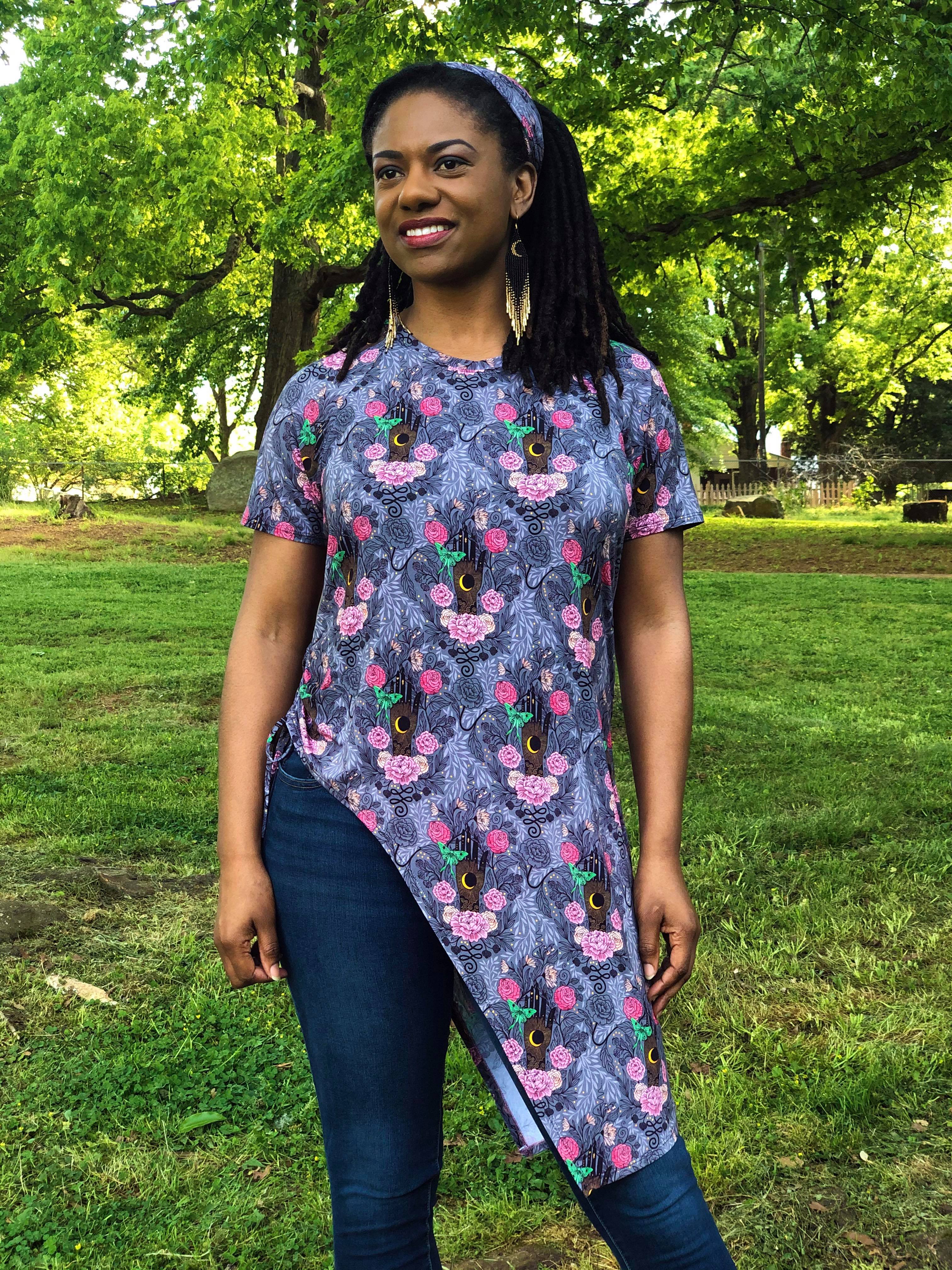 Asymmetrical Cinch Top Pattern