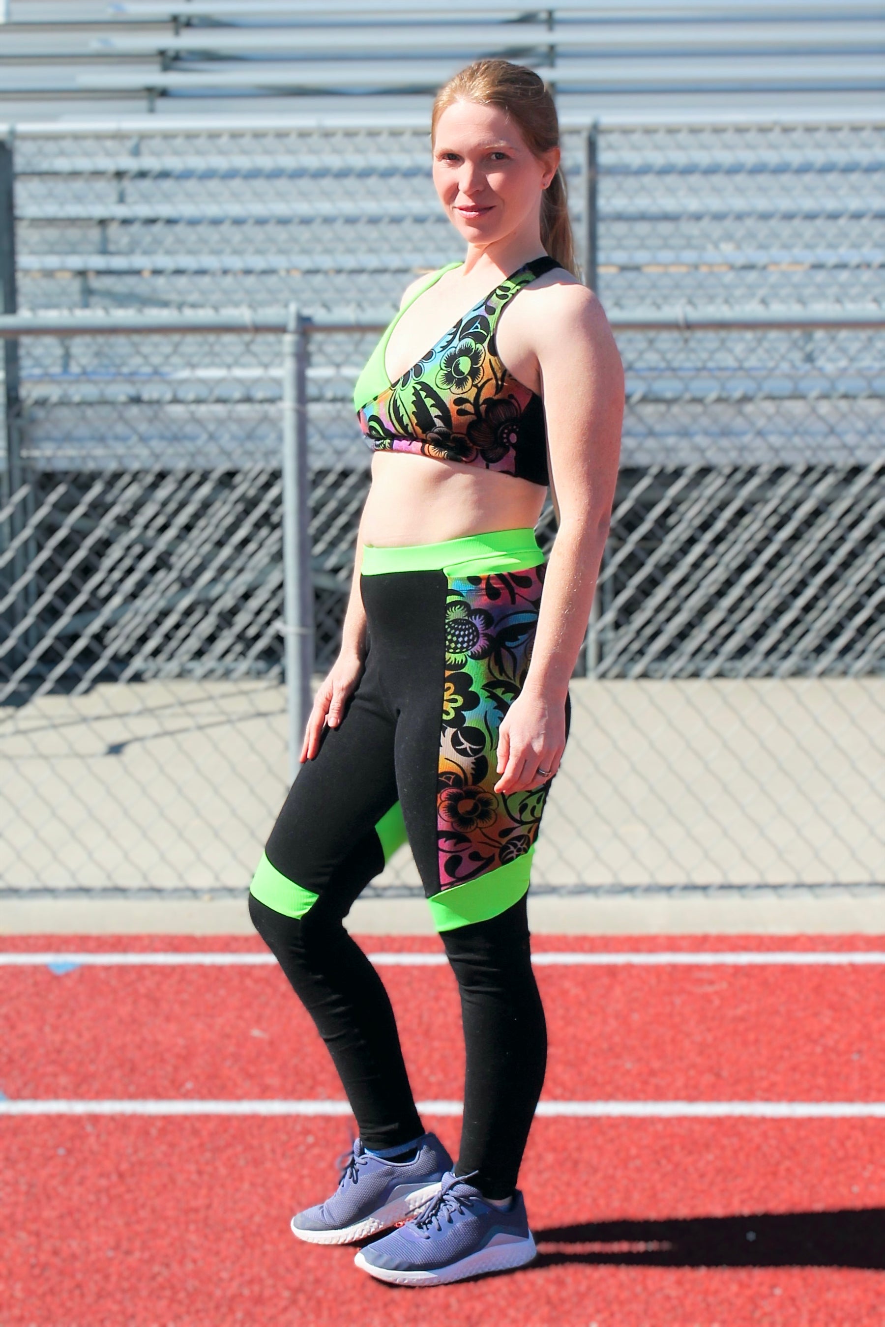 Endurance Color Block Leggings Pattern