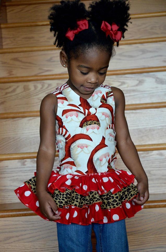 Girls Alana Ruffled Tunic Top Pattern - Ellie and Mac, Digital (PDF) Sewing Patterns | USA, Canada, UK, Australia