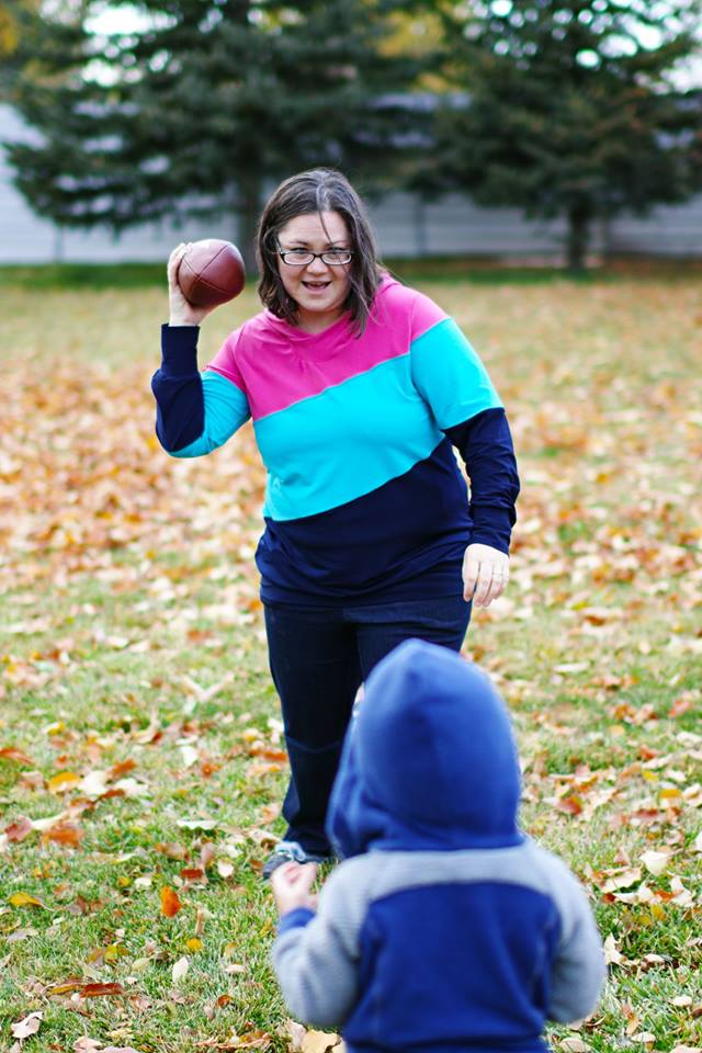 Around the Block Hoodie Pattern (adult)