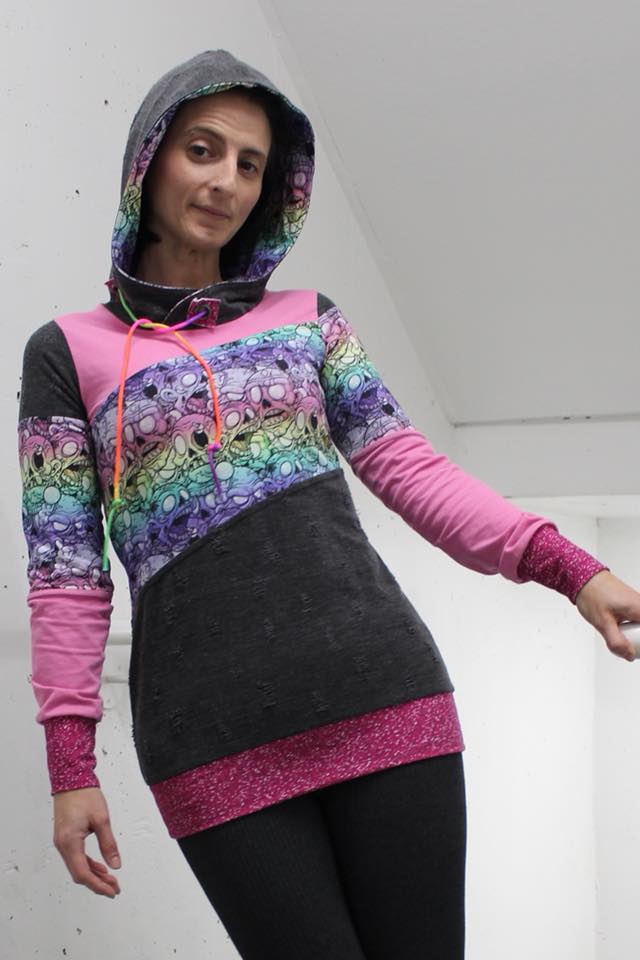 Around the Block Hoodie Pattern (adult)