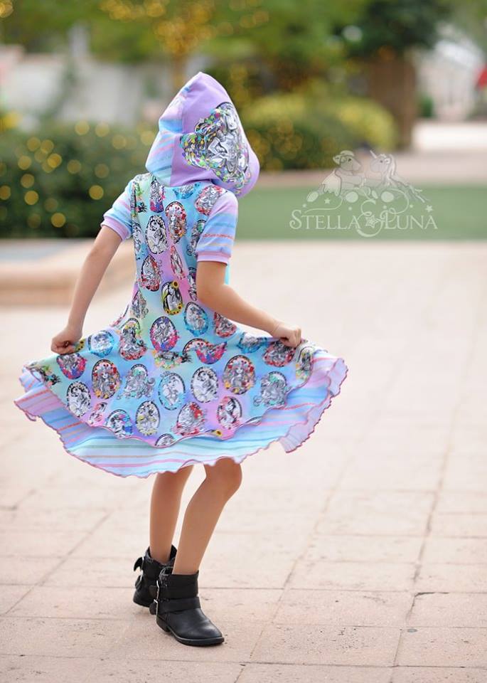 Girls Aubrey Dress Pattern - Ellie and Mac, Digital (PDF) Sewing Patterns | USA, Canada, UK, Australia