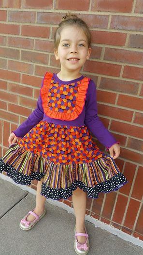 Girls Autumn Dress Pattern - Ellie and Mac, Digital (PDF) Sewing Patterns | USA, Canada, UK, Australia