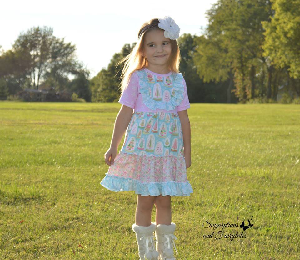 Girls Autumn Dress Pattern - Ellie and Mac, Digital (PDF) Sewing Patterns | USA, Canada, UK, Australia