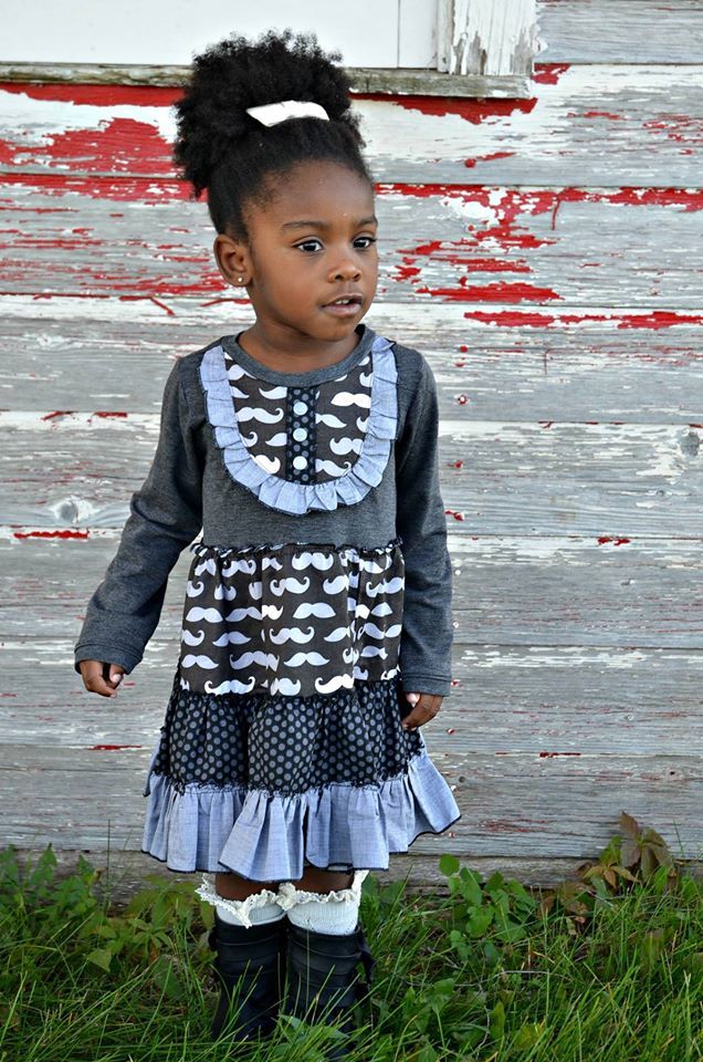 Girls Autumn Dress Pattern - Ellie and Mac, Digital (PDF) Sewing Patterns | USA, Canada, UK, Australia