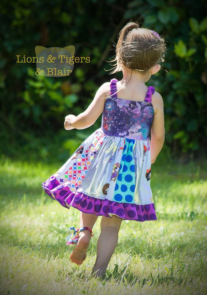 Girls Ava Tank Dress Pattern - Ellie and Mac, Digital (PDF) Sewing Patterns | USA, Canada, UK, Australia