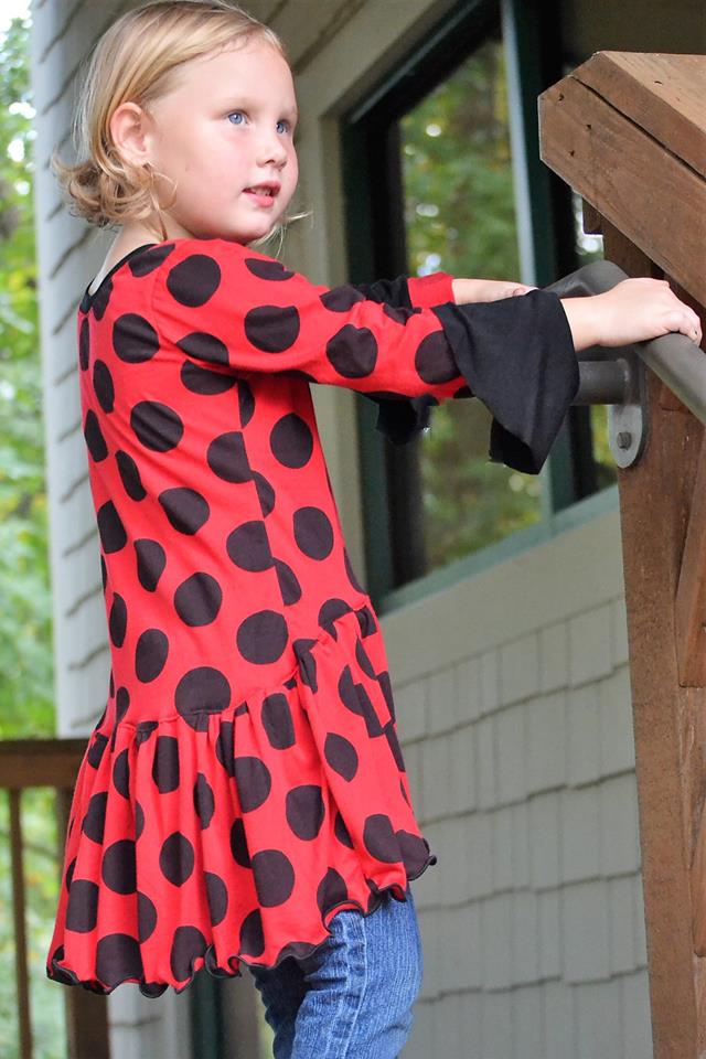 Girl's Be Adventurous Tunic Pattern - Ellie and Mac, Digital (PDF) Sewing Patterns | USA, Canada, UK, Australia